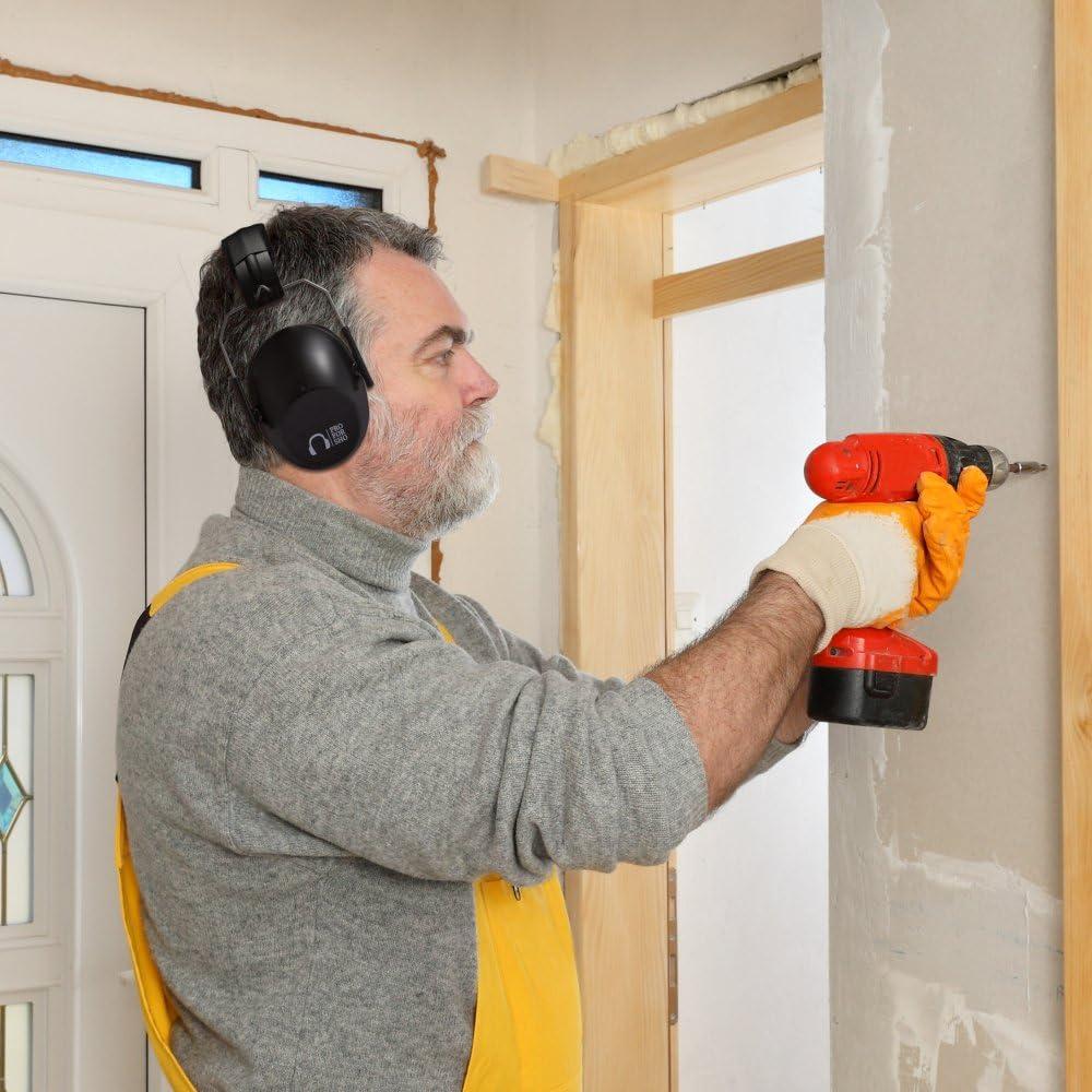 Auriculares de Protección Auditiva Pro For Sho 34dB NRR Negro