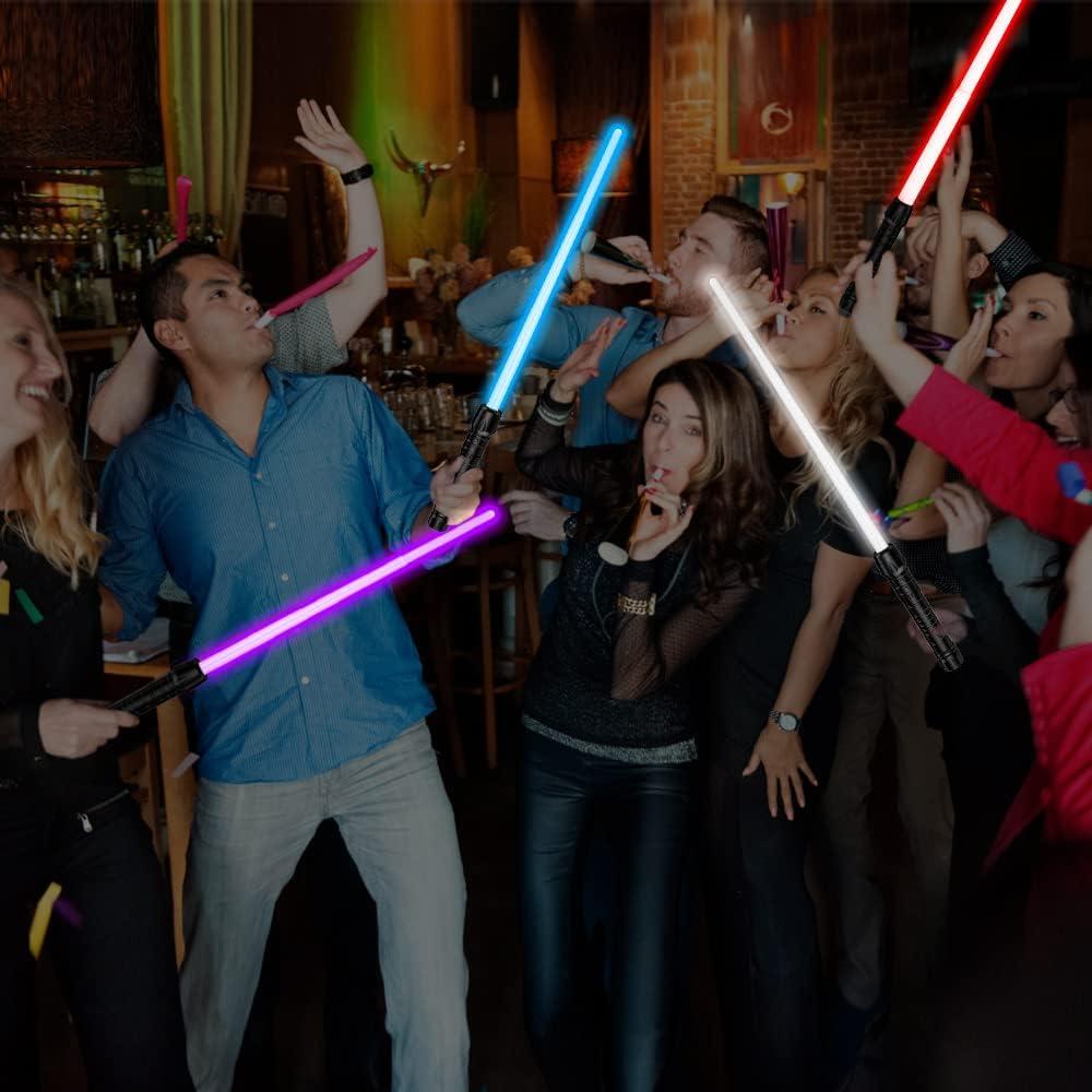 Sable Iluminado Witmur - Paquete de 6 Sables de Luz 80 cm