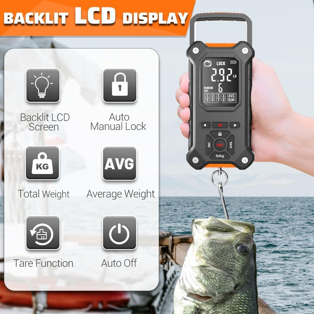 Báscula de Pesca SNAIL TRAIL Digital 22 kg con Agarrador
