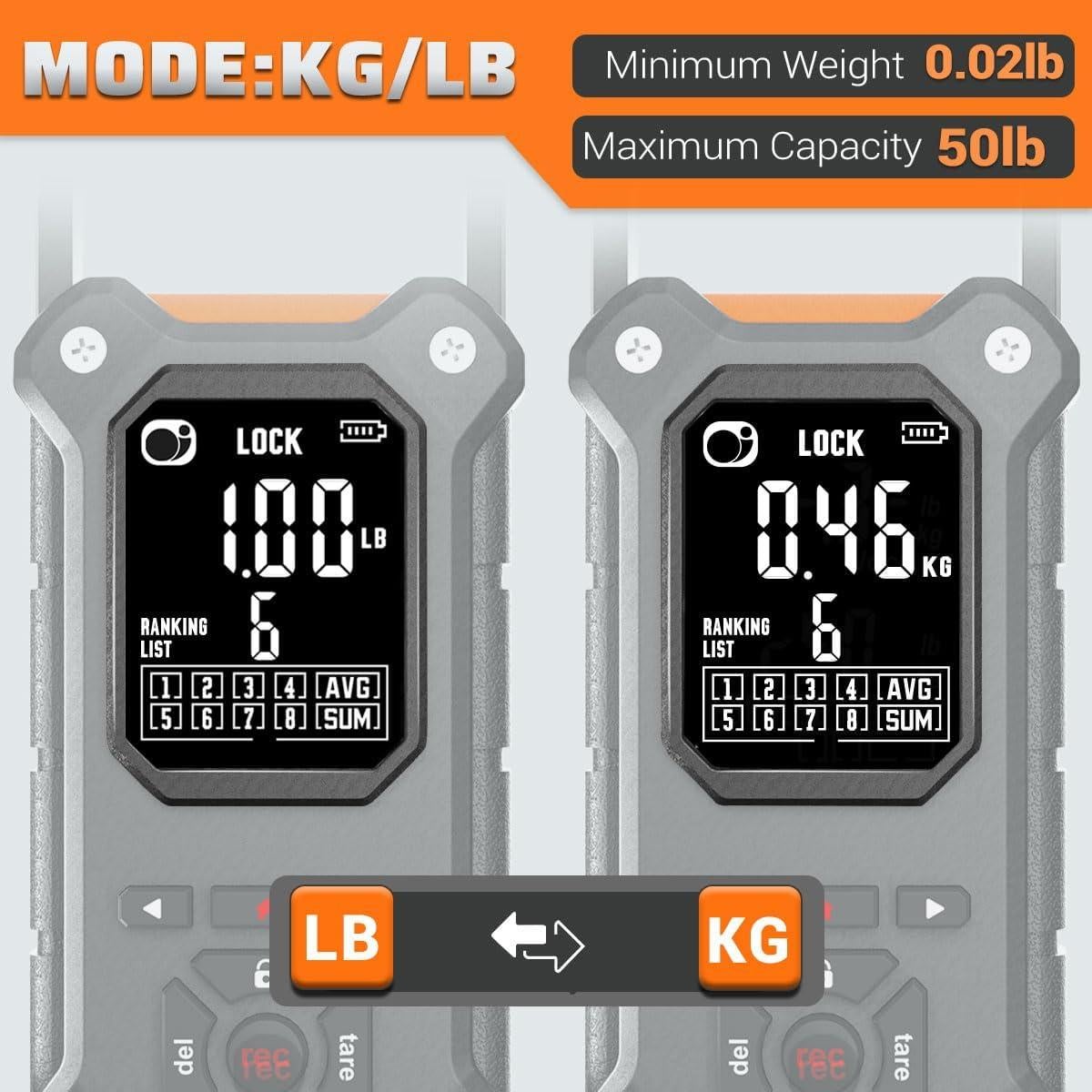 Báscula de Pesca SNAIL TRAIL Digital 22 kg con Agarrador