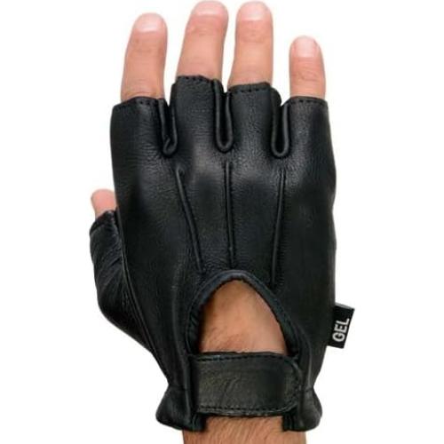 Guantes Sin Dedos de Piel de Ciervo para Hombre SH878