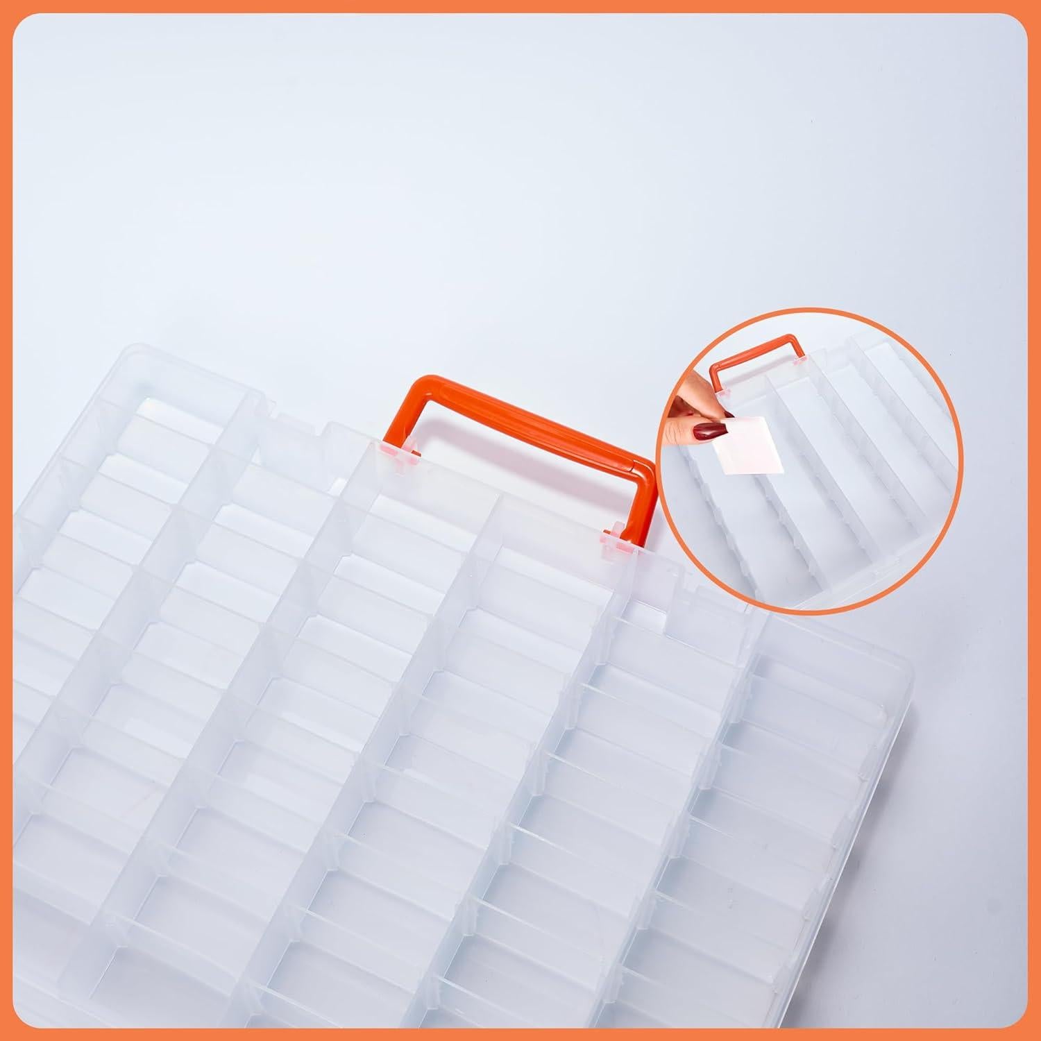 Caja de Almacenamiento Plástica Aisle 3 Essentials 48 Compartimentos