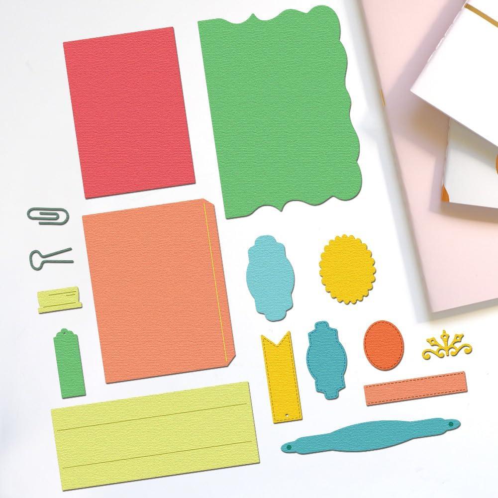 Troqueles de Corte de Acero al Carbono Mini Libro 3D DIY