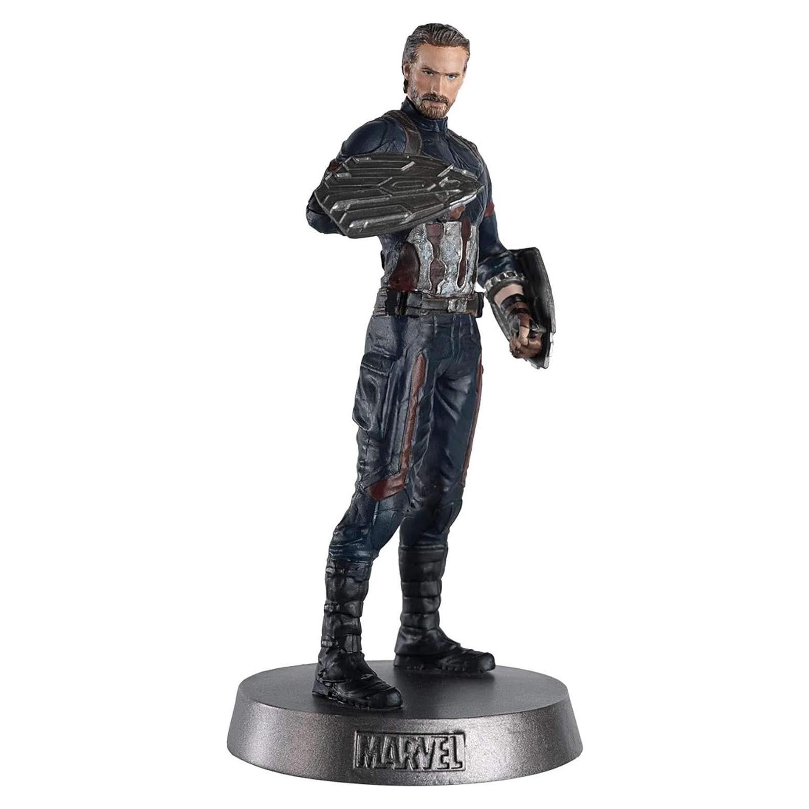 Figura de Metal Capitán América Eaglemoss 10 cm Colección Marvel