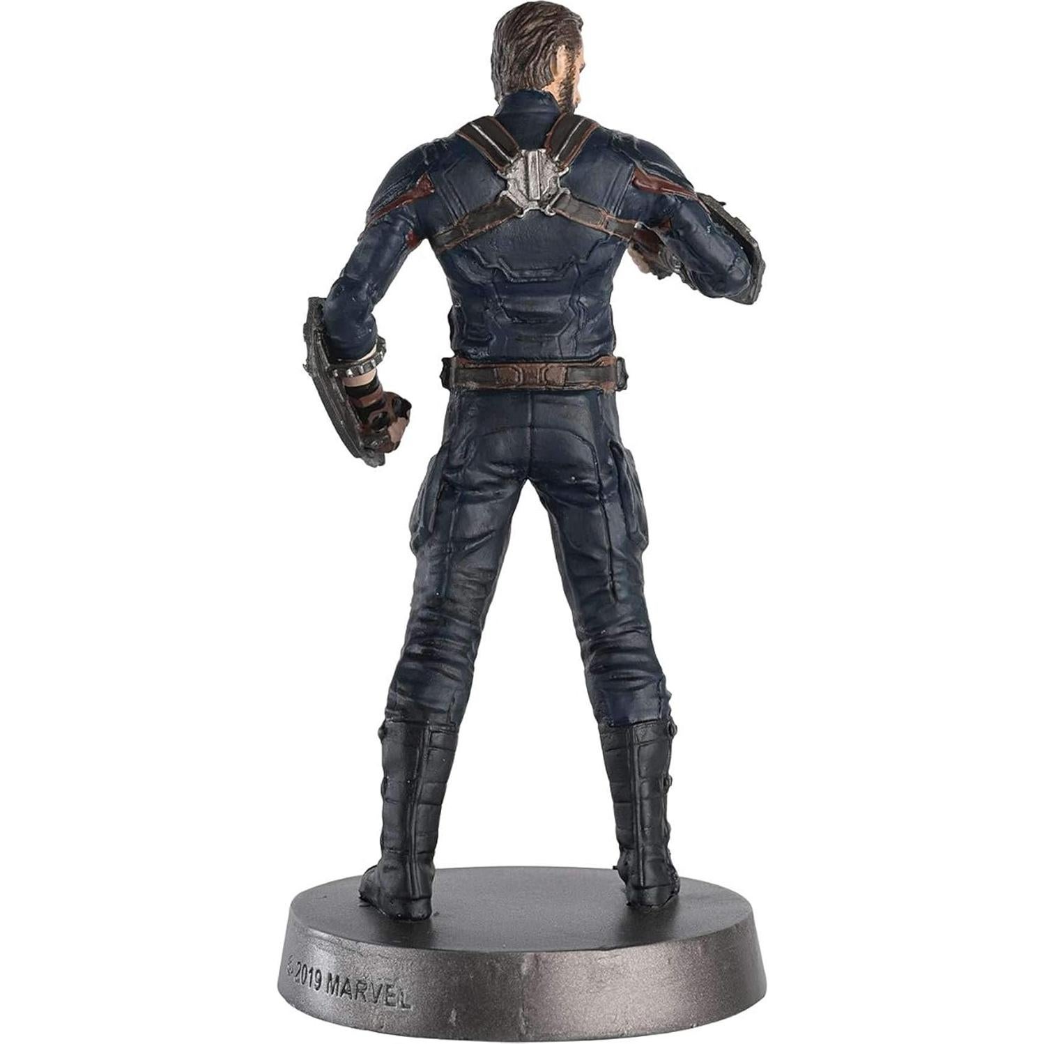 Figura de Metal Capitán América Eaglemoss 10 cm Colección Marvel