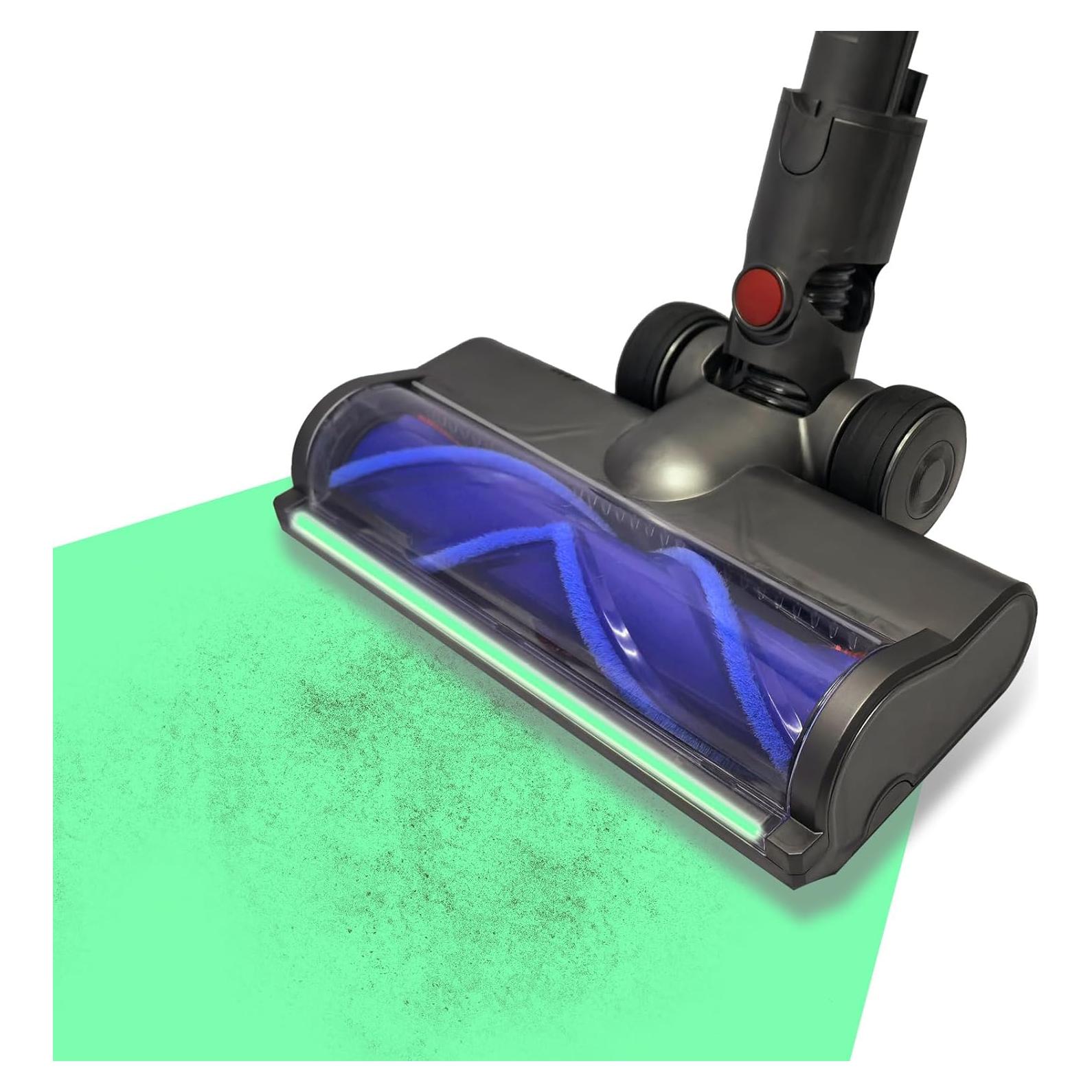 Cabezal de Aspiradora SPRYAR para Dyson V6 DC58 DC Series con Luz LED