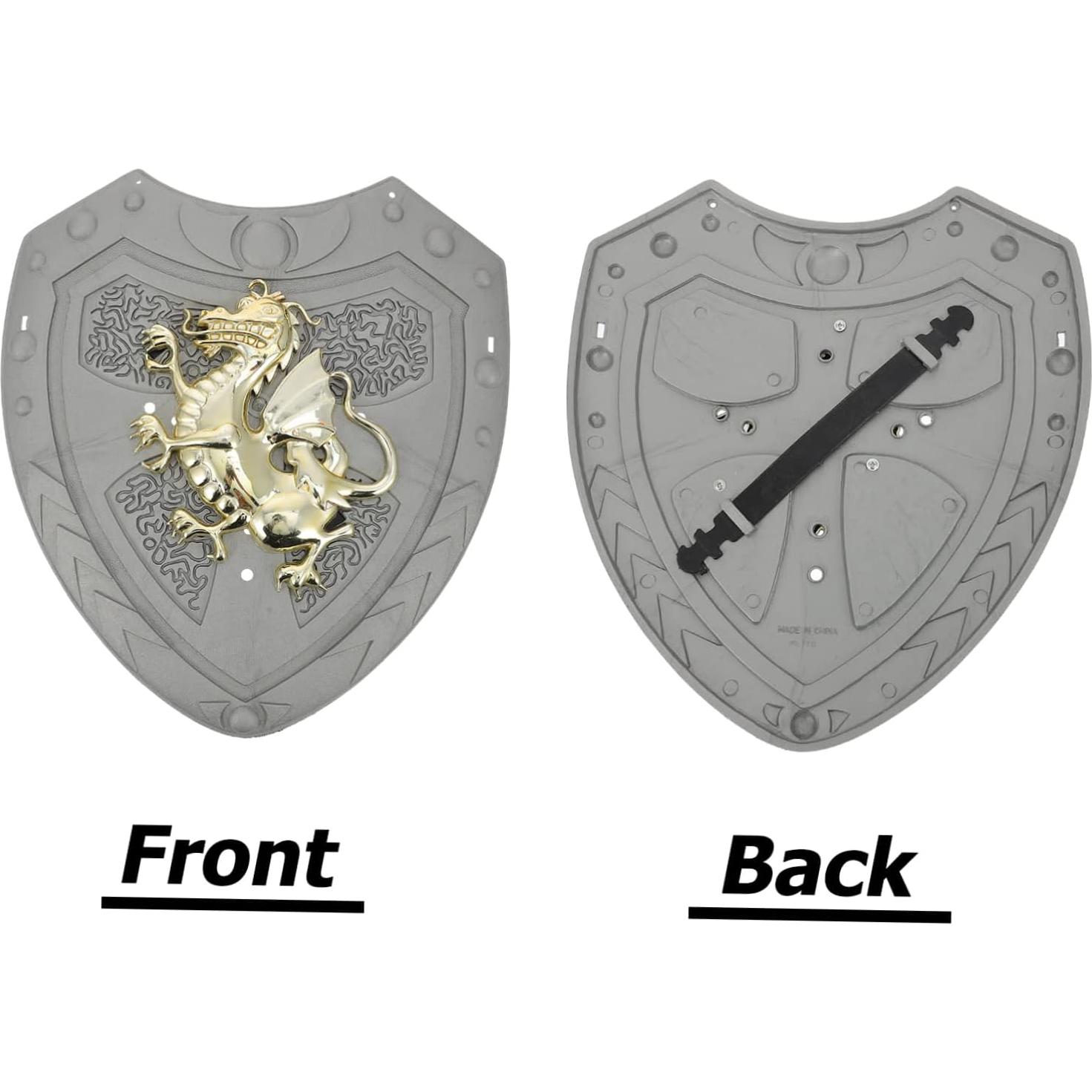 Escudo Medieval Toyvian para Niños 28x24 cm ABS