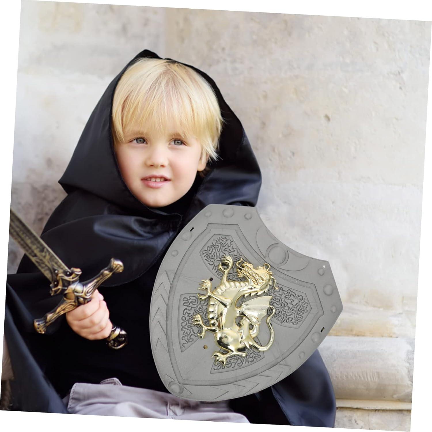 Escudo Medieval Toyvian para Niños 28x24 cm ABS