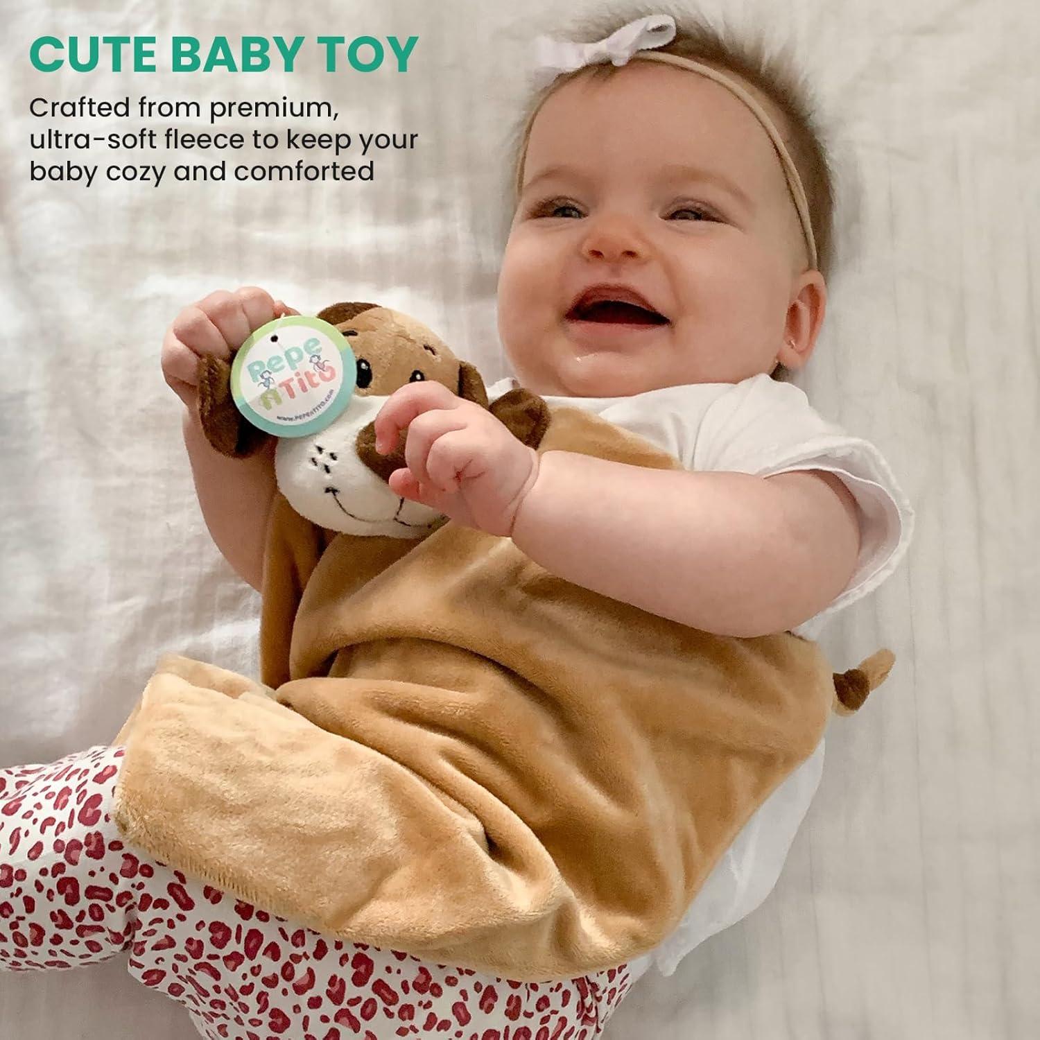 Manta de Seguridad Pepe n Tito - Forro Polar para Bebés 38x44 cm