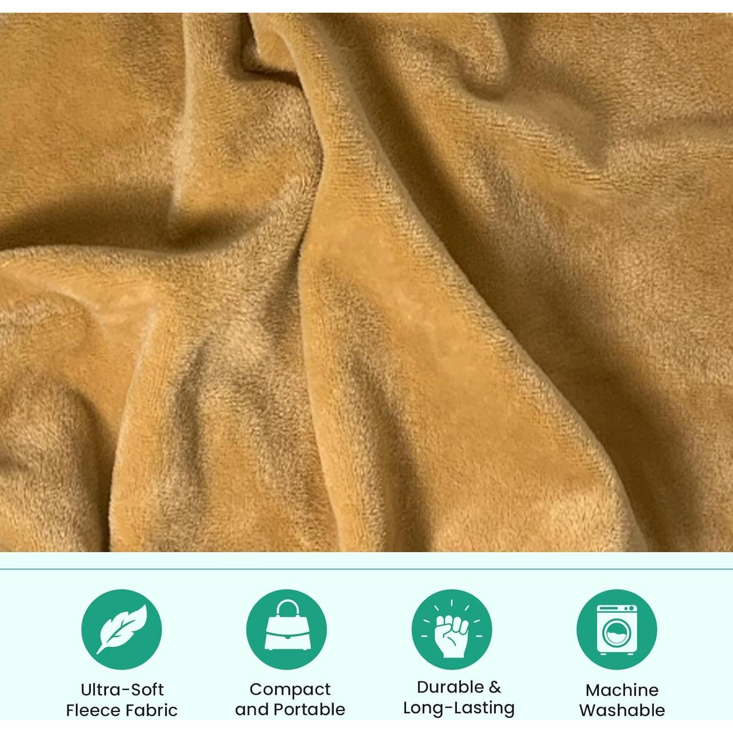 Manta de Seguridad Pepe n Tito - Forro Polar para Bebés 38x44 cm