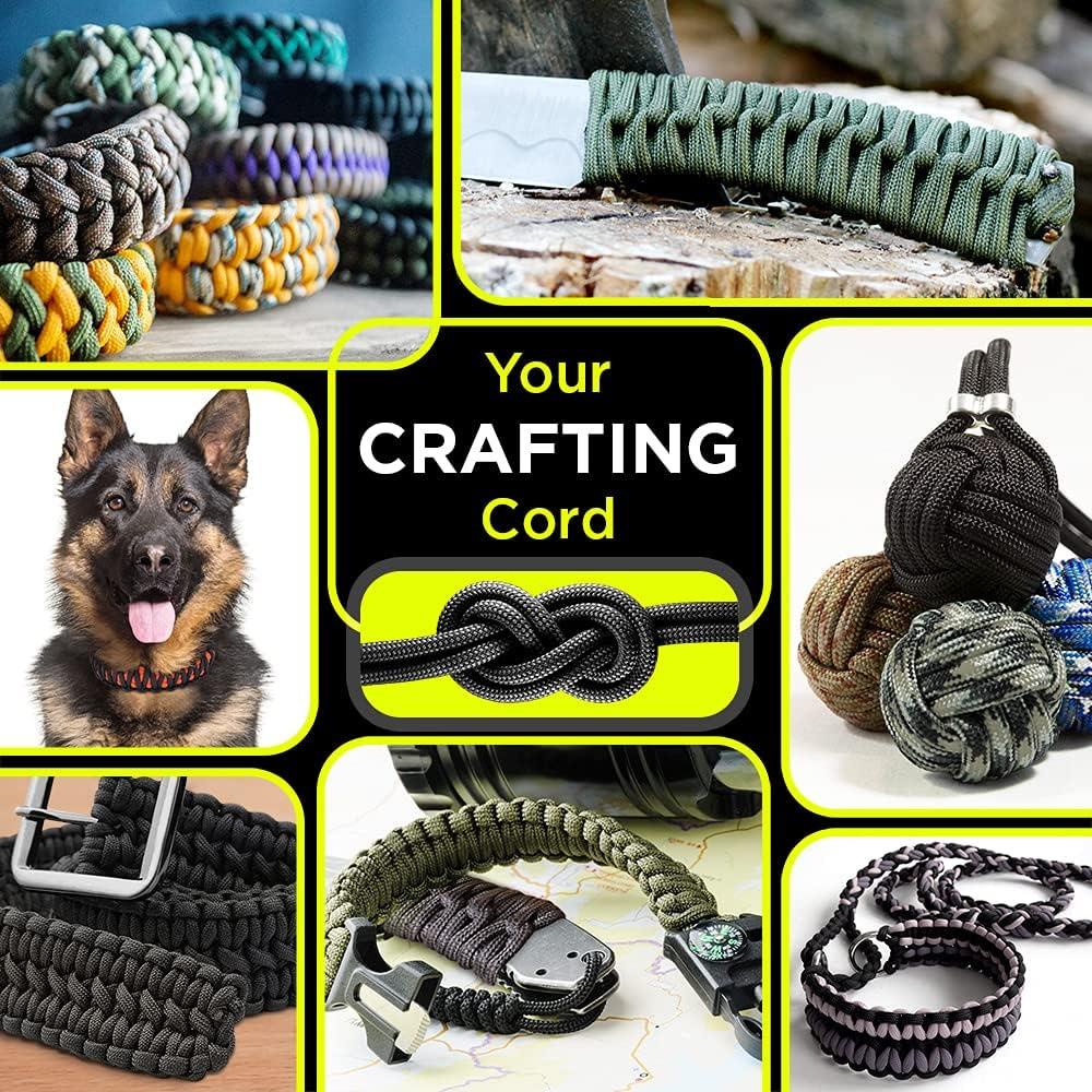 Cuerda Paracord TECEUM 550 - 50 pies Albaricoque Nylon