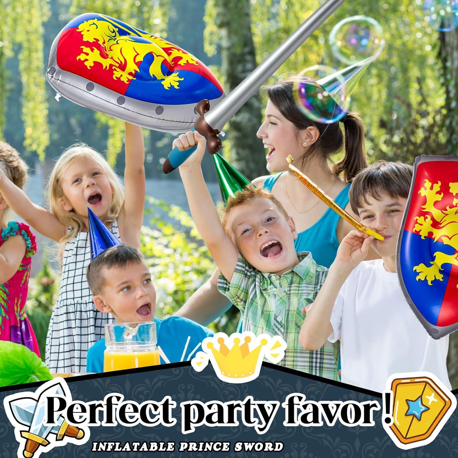 Conjunto de Fiesta Caballero Inflable 12 Pcs Poen