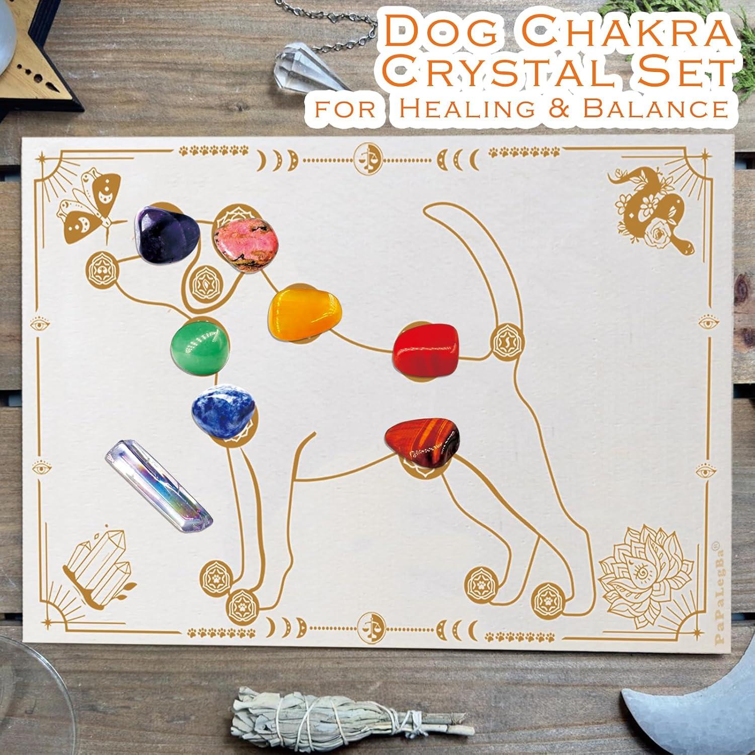 Tablero de Sanación de Chakras para Perros PapaLegba 20x30cm