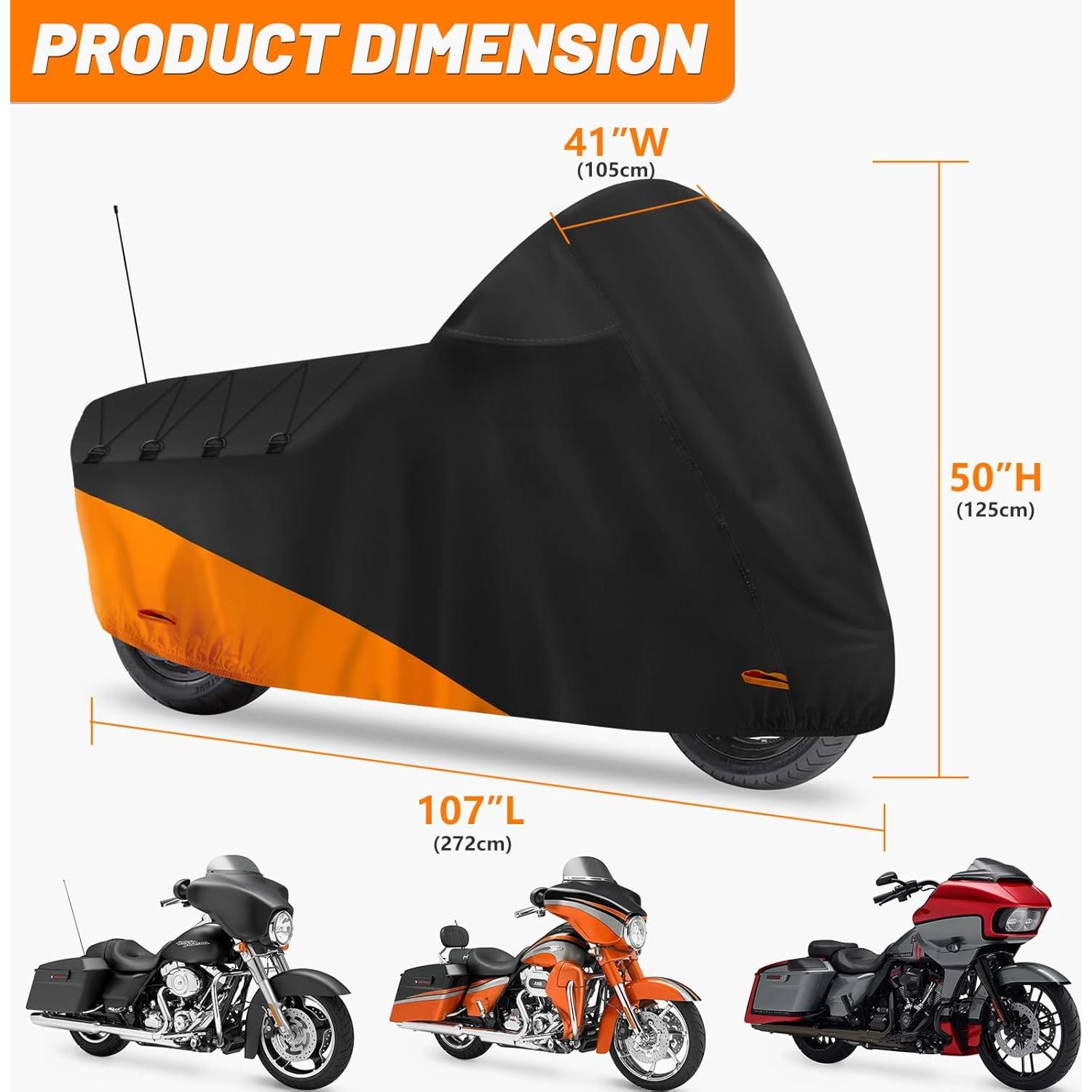 Funda Impermeable para Moto AUTOLION Touring Harley Davidson