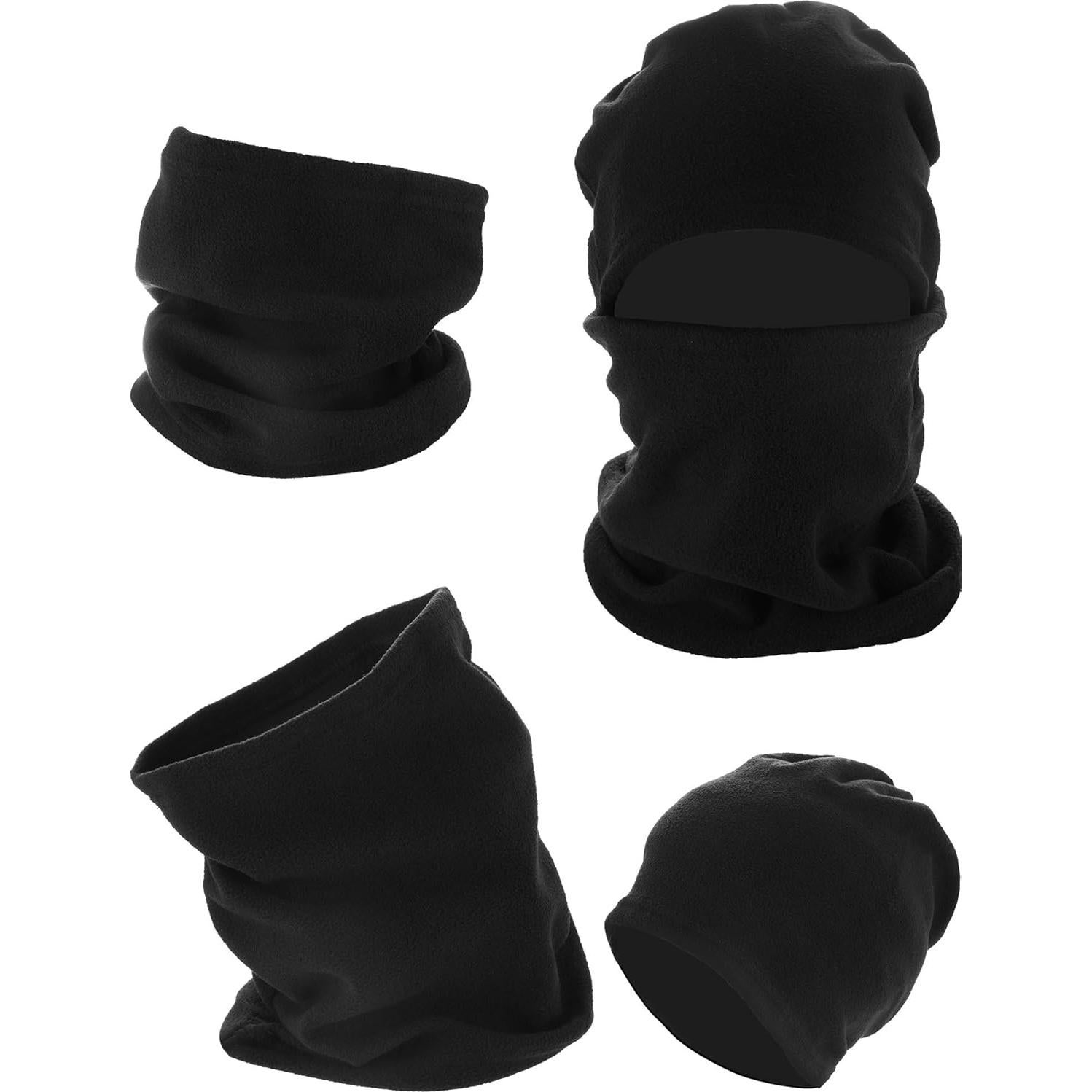 Calentador de Cuello Tatuo 4 Piezas Forro Polar A Prueba de Viento