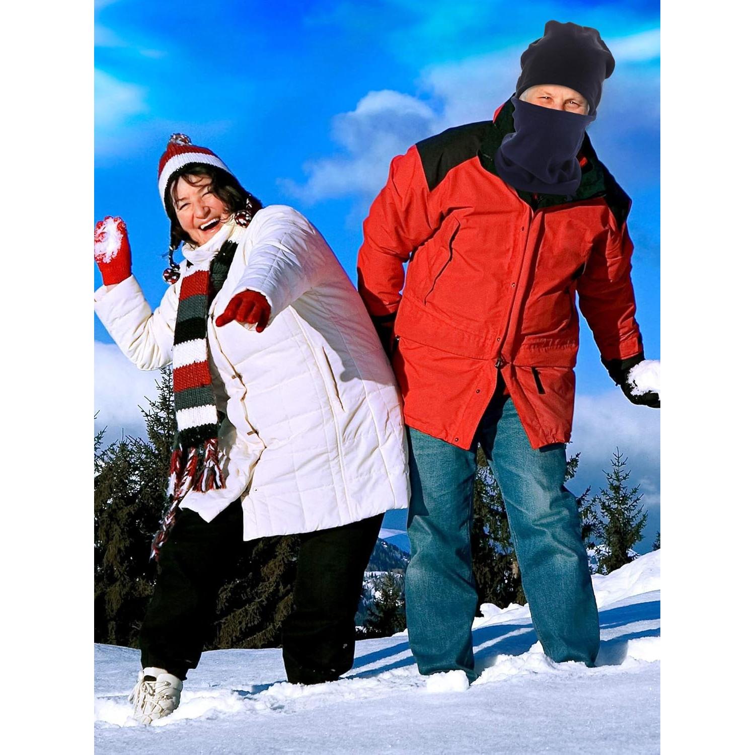 Calentador de Cuello Tatuo 4 Piezas Forro Polar A Prueba de Viento