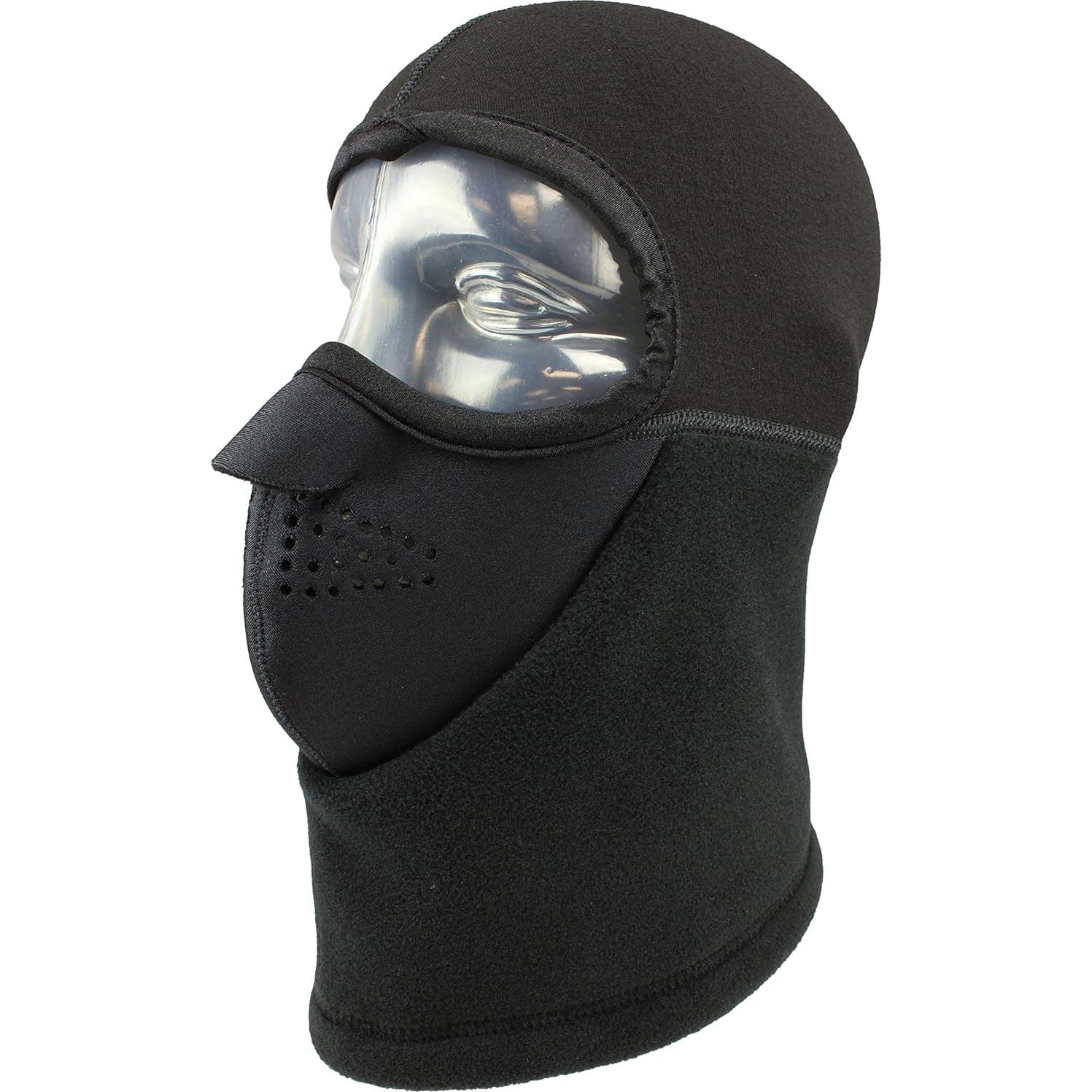 Máscara Facial Seirus Balaclava Polartec Unisex Negra