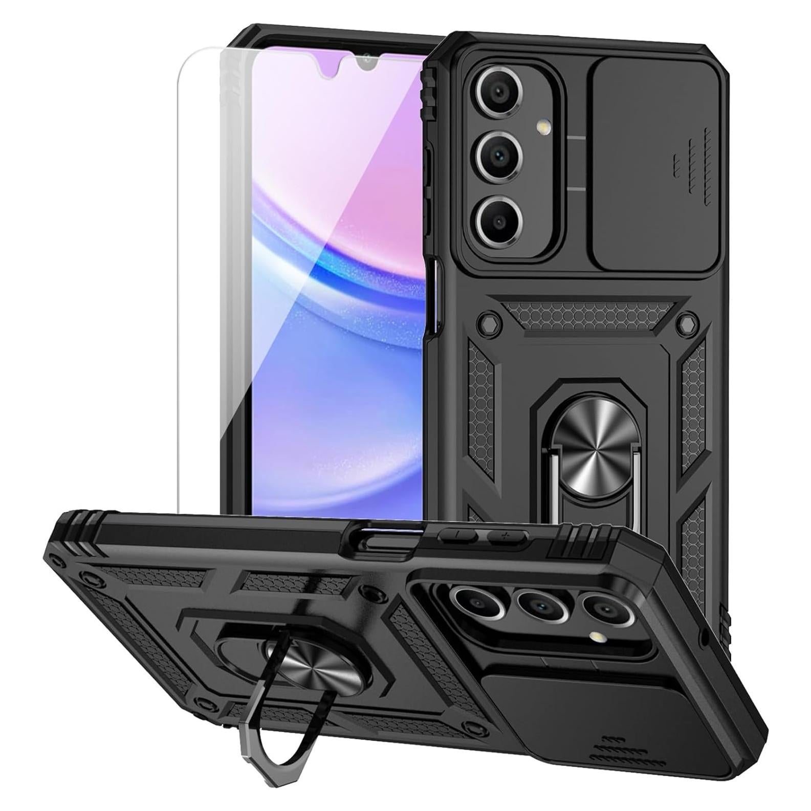 Funda Protectora Samsung Galaxy A16 5G con Soporte y Cámara