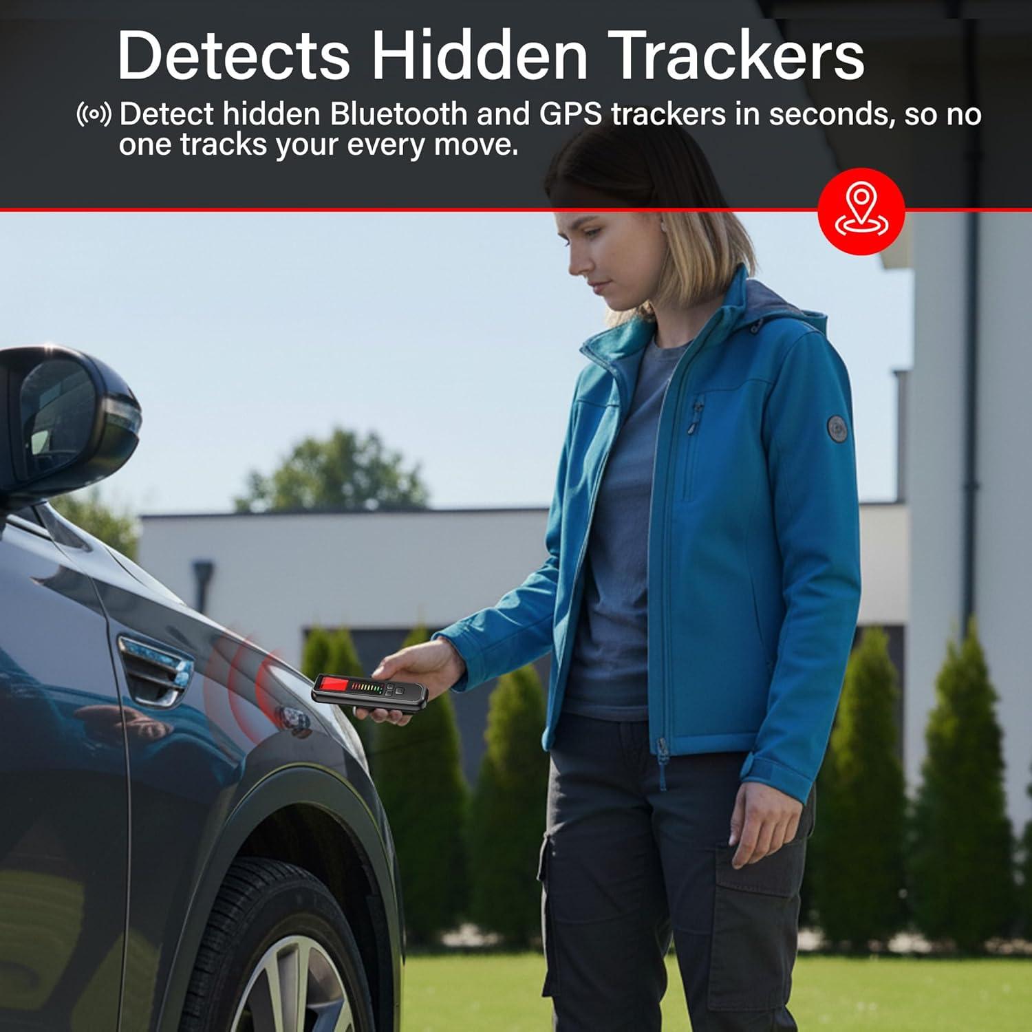 Detector de Cámara Oculta RoamRover con Escaneo RF y Alarma