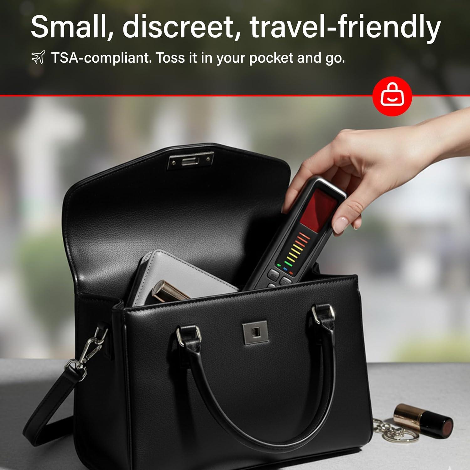 Detector de Cámara Oculta RoamRover con Escaneo RF y Alarma