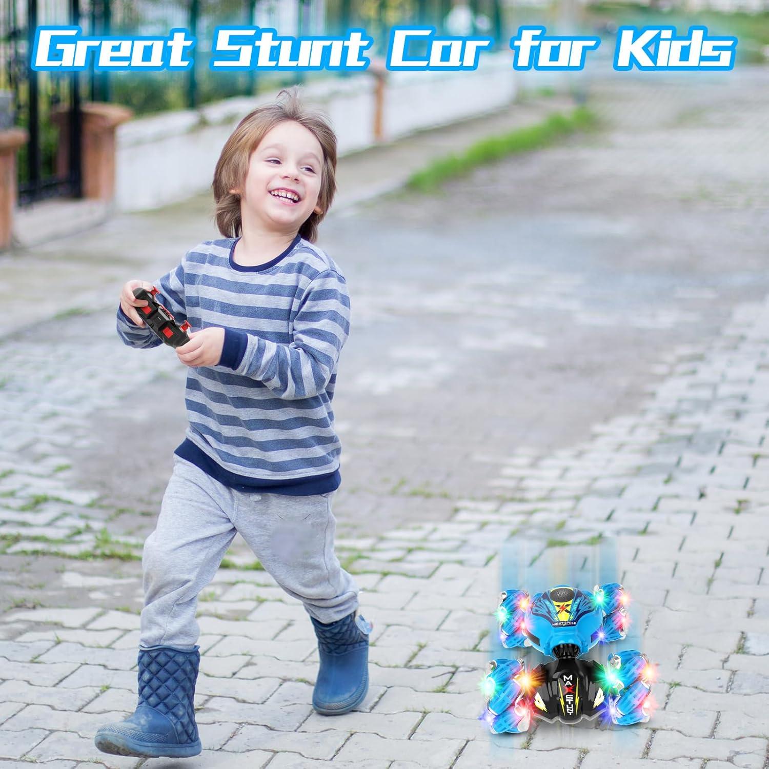 Coche Acrobático RC Cucocue 2.4GHz con Sensor de Gestos Azul