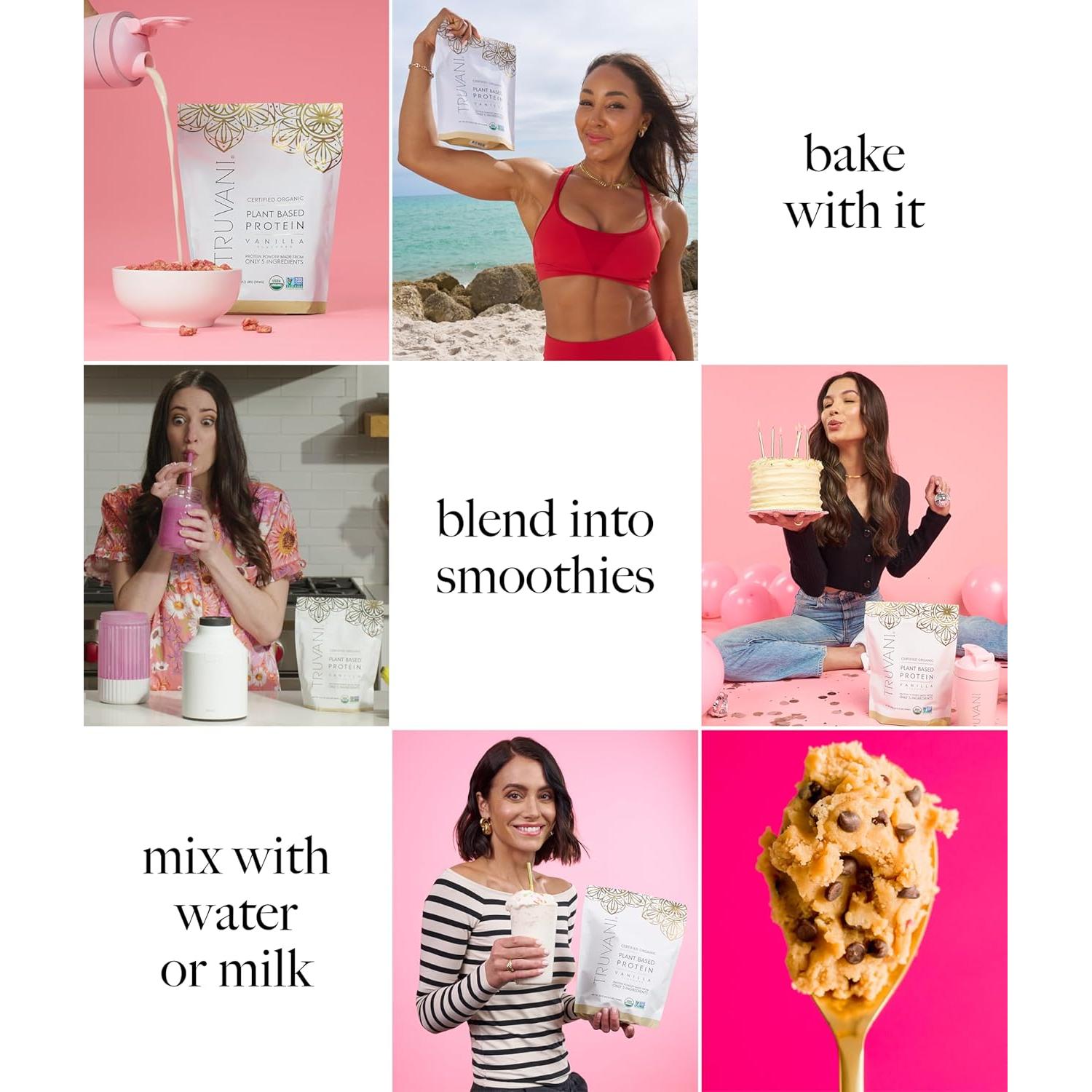 Proteína en Polvo Vegana Truvani Vainilla 20g 18 Porciones