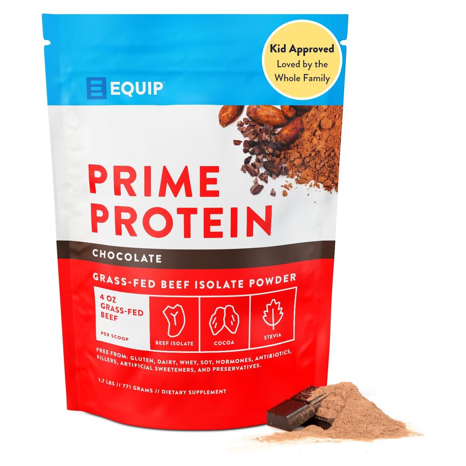 Proteína de Res Aislada Equip Foods 30 Porciones Chocolate