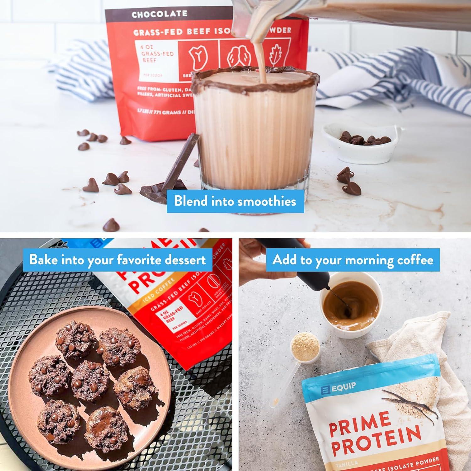 Proteína de Res Aislada Equip Foods 30 Porciones Chocolate