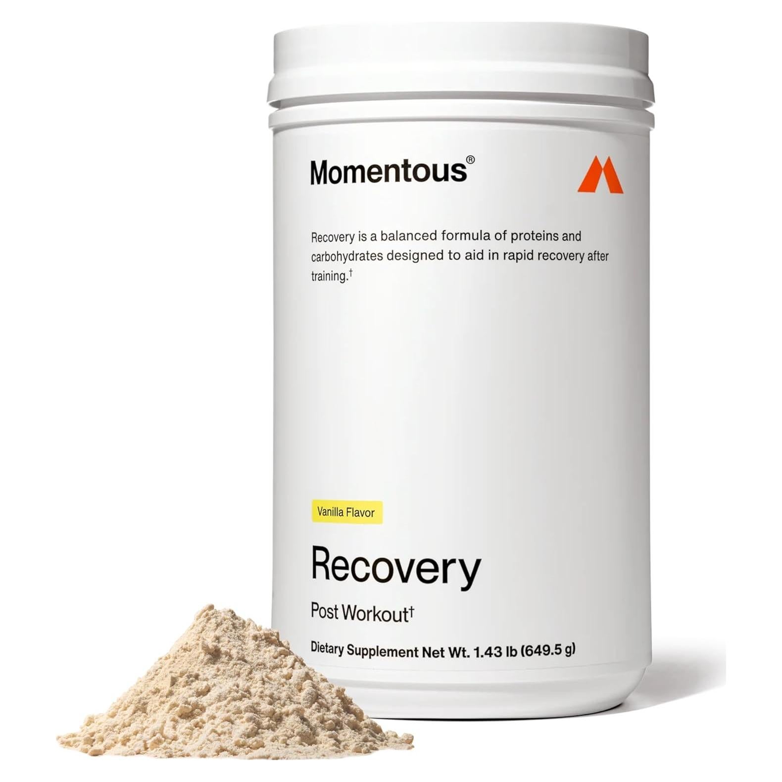 Polvo de Proteína de Suero Momentous Vainilla 600g - Sin Gluten