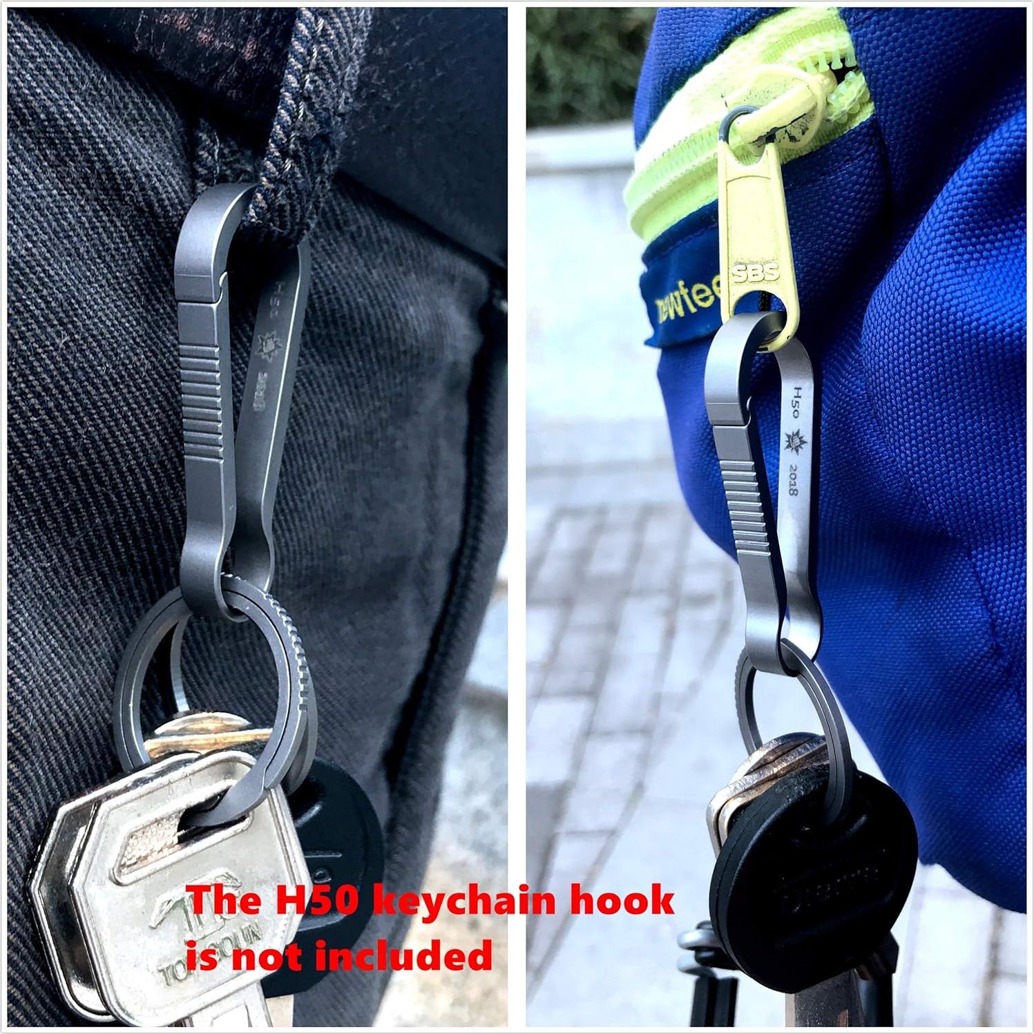 Anillos de Llave de Titanio BANG TI - Kit de 2 Unidades