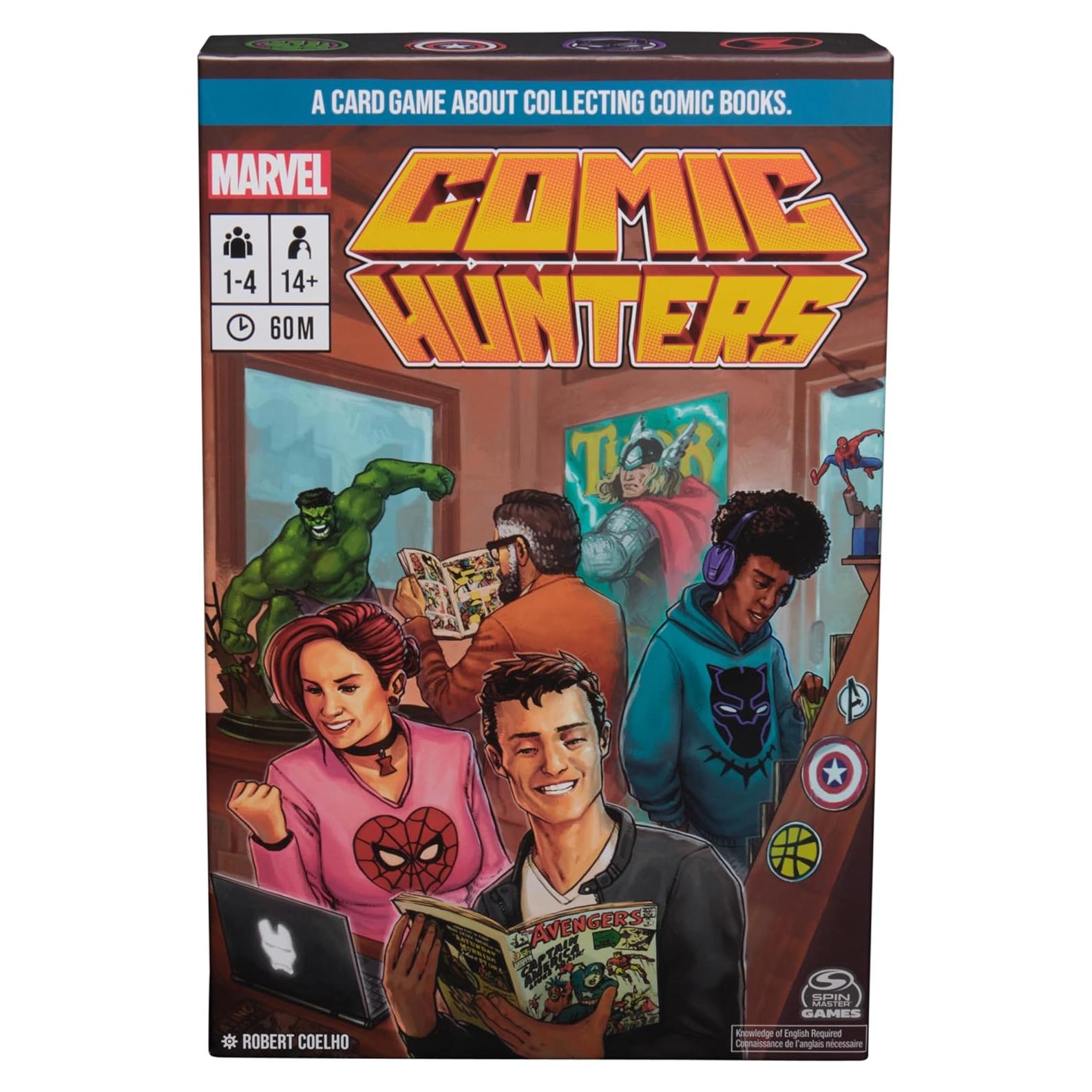 Juego de Cartas Cazadores de Cómics Marvel Spin Master