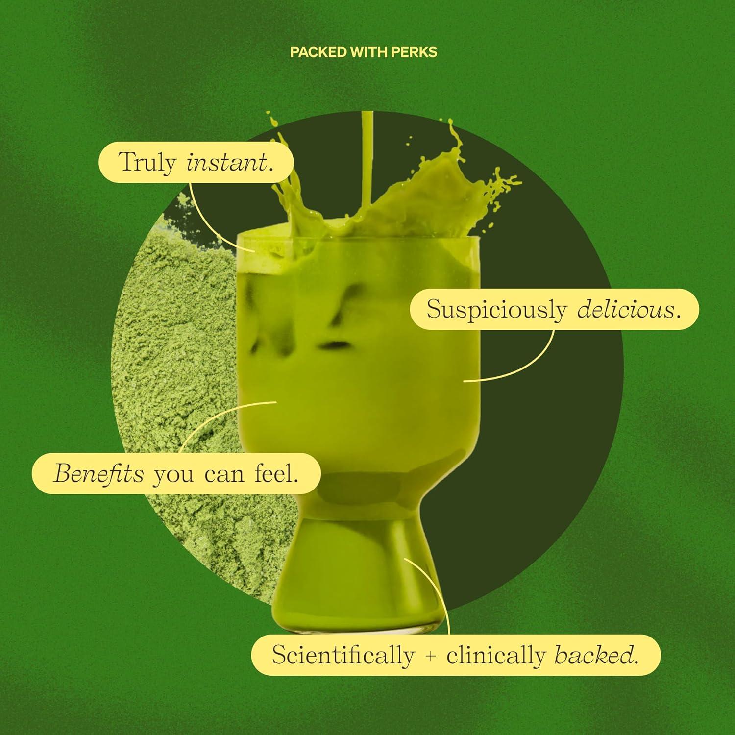 Clevr Blends Latte de Té Verde Matcha Orgánico - 30 Porciones