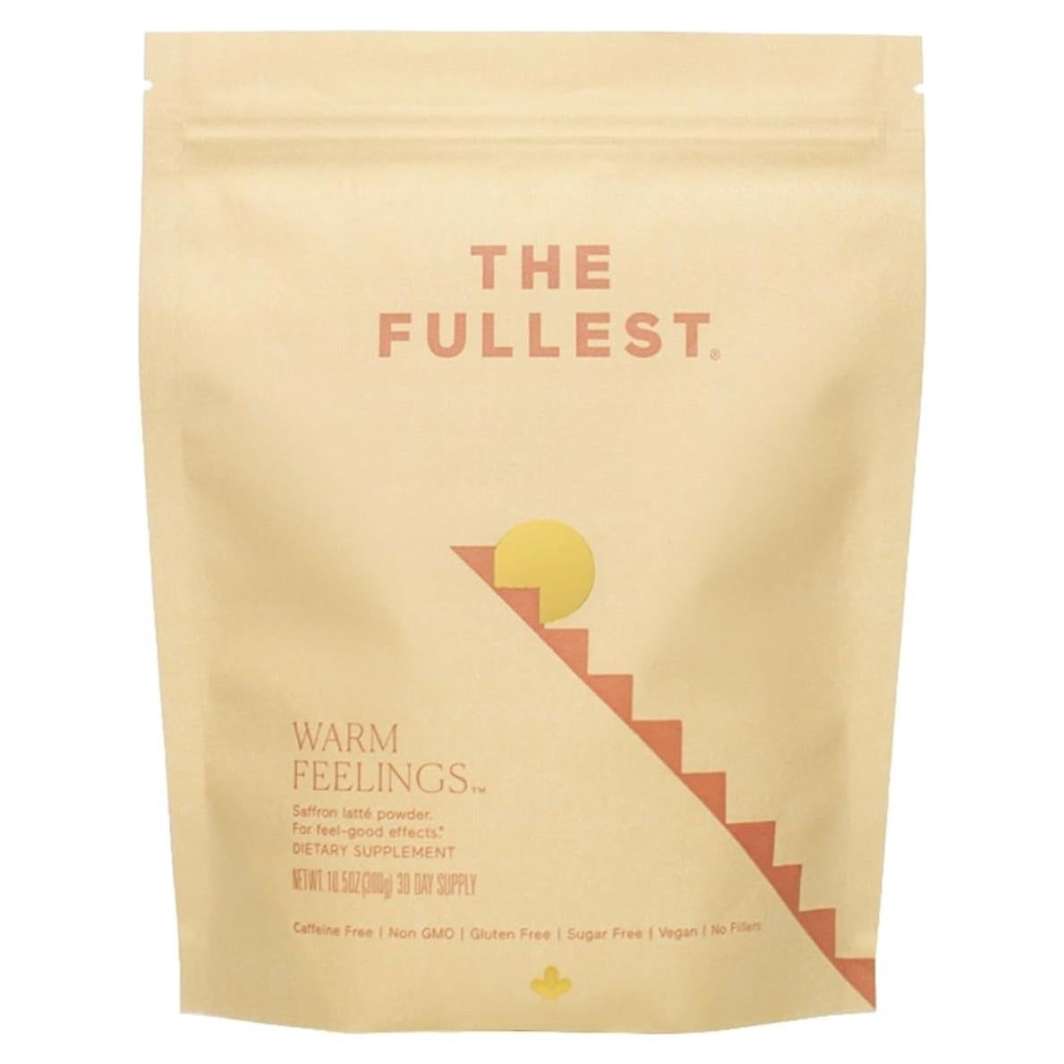 Bolsa de Latte de Azafrán The Fullest 10.5 Oz - Sin Azúcar, Vegano