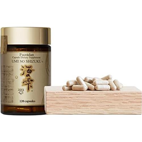 Cápsulas de Fucoidan Umi no Shizuku 120 Unidades - Soporte Inmunológico