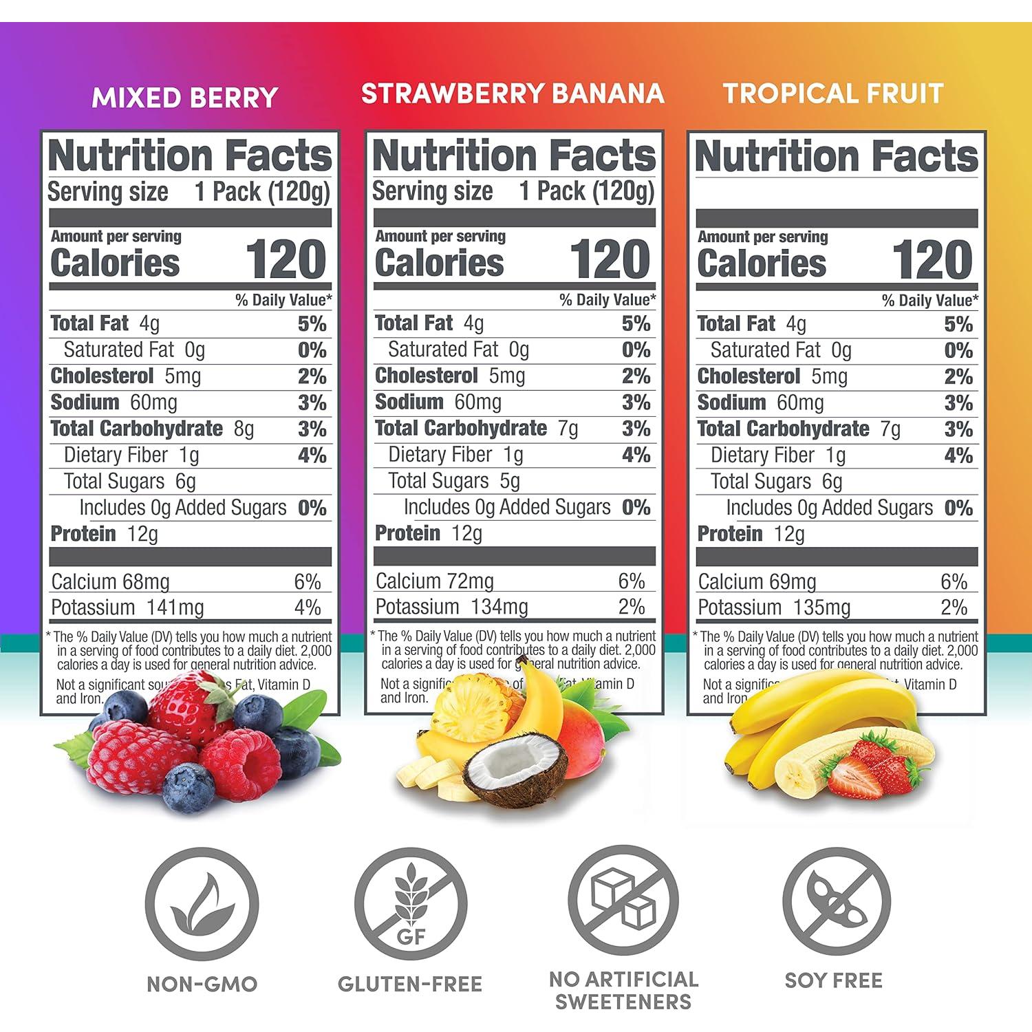 Batido de Proteína Designer Wellness 12g Proteína 124ml x12