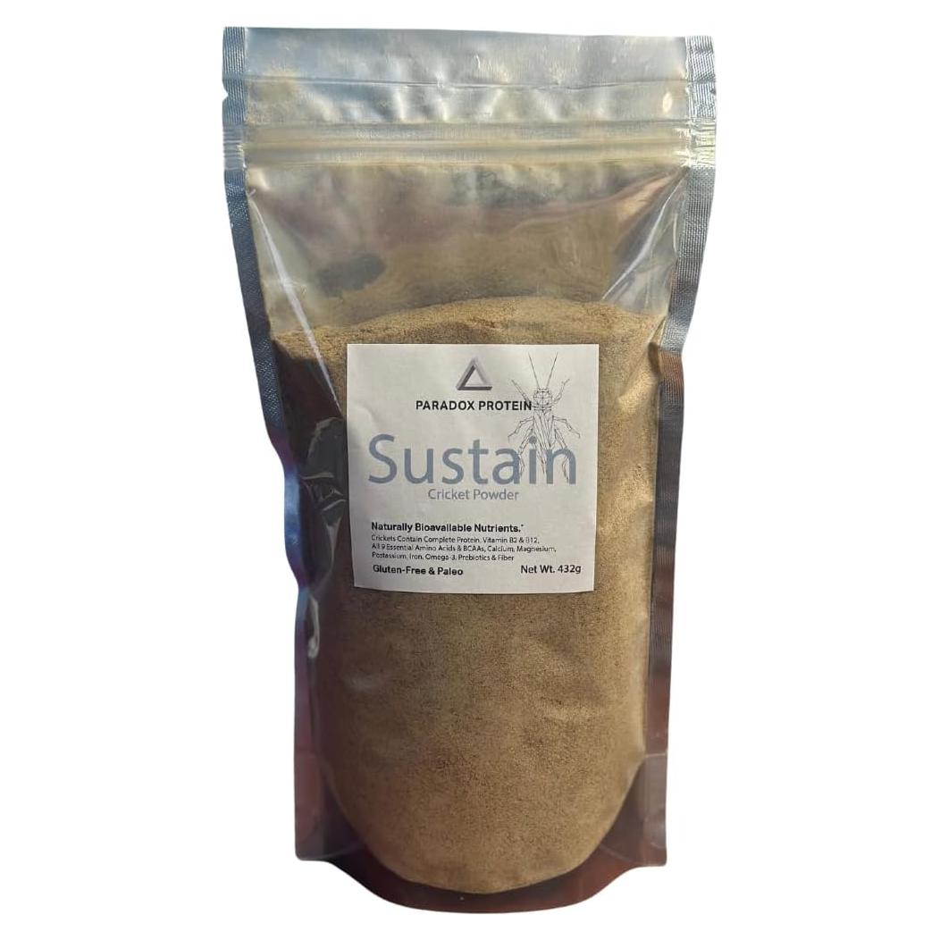 Polvo de Grillo Orgánico 0.45kg Paradox Protein