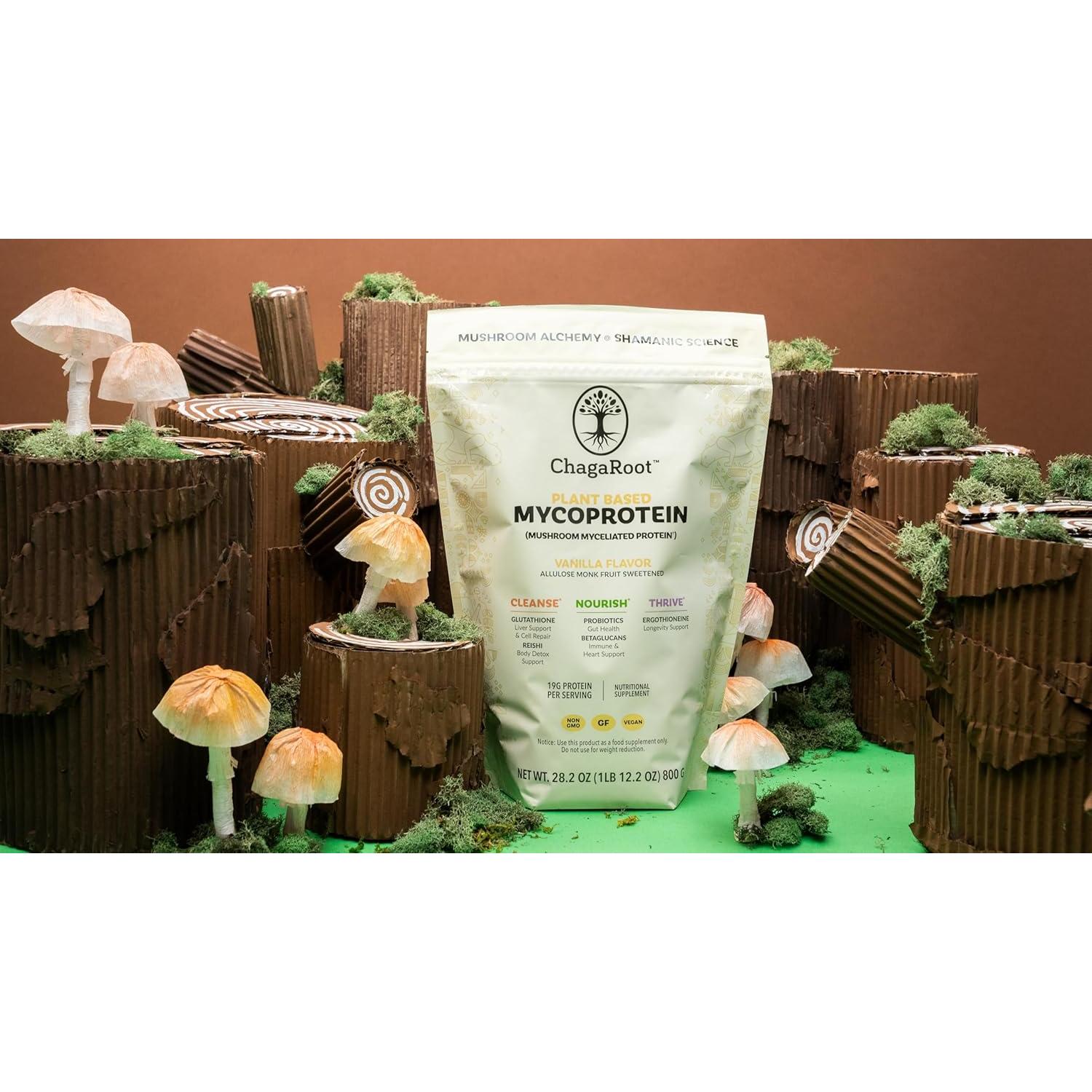 Proteína en Polvo Vegana ChagaRoot 800g - Hongos Funcionales