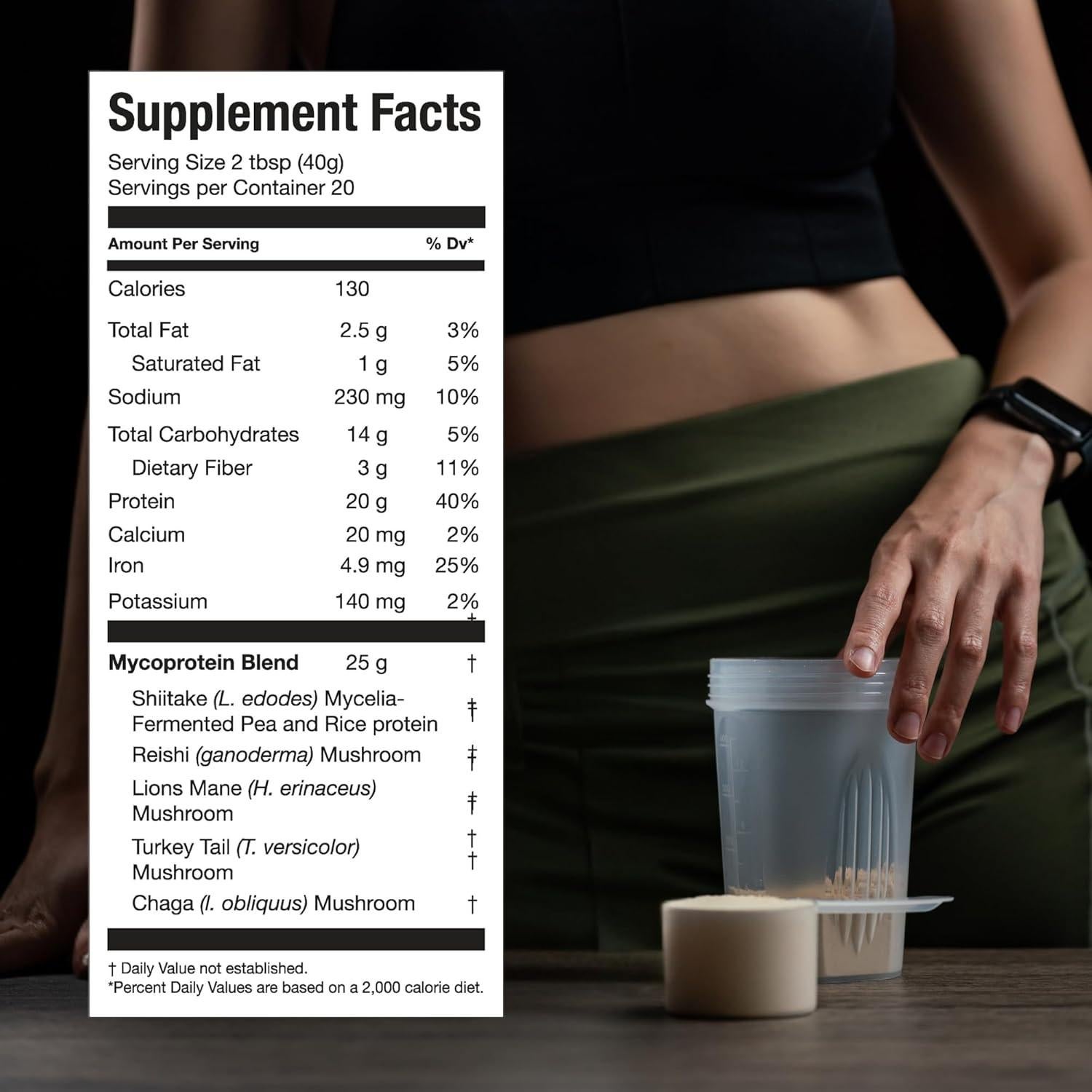 Proteína en Polvo Vegana ChagaRoot 800g - Hongos Funcionales