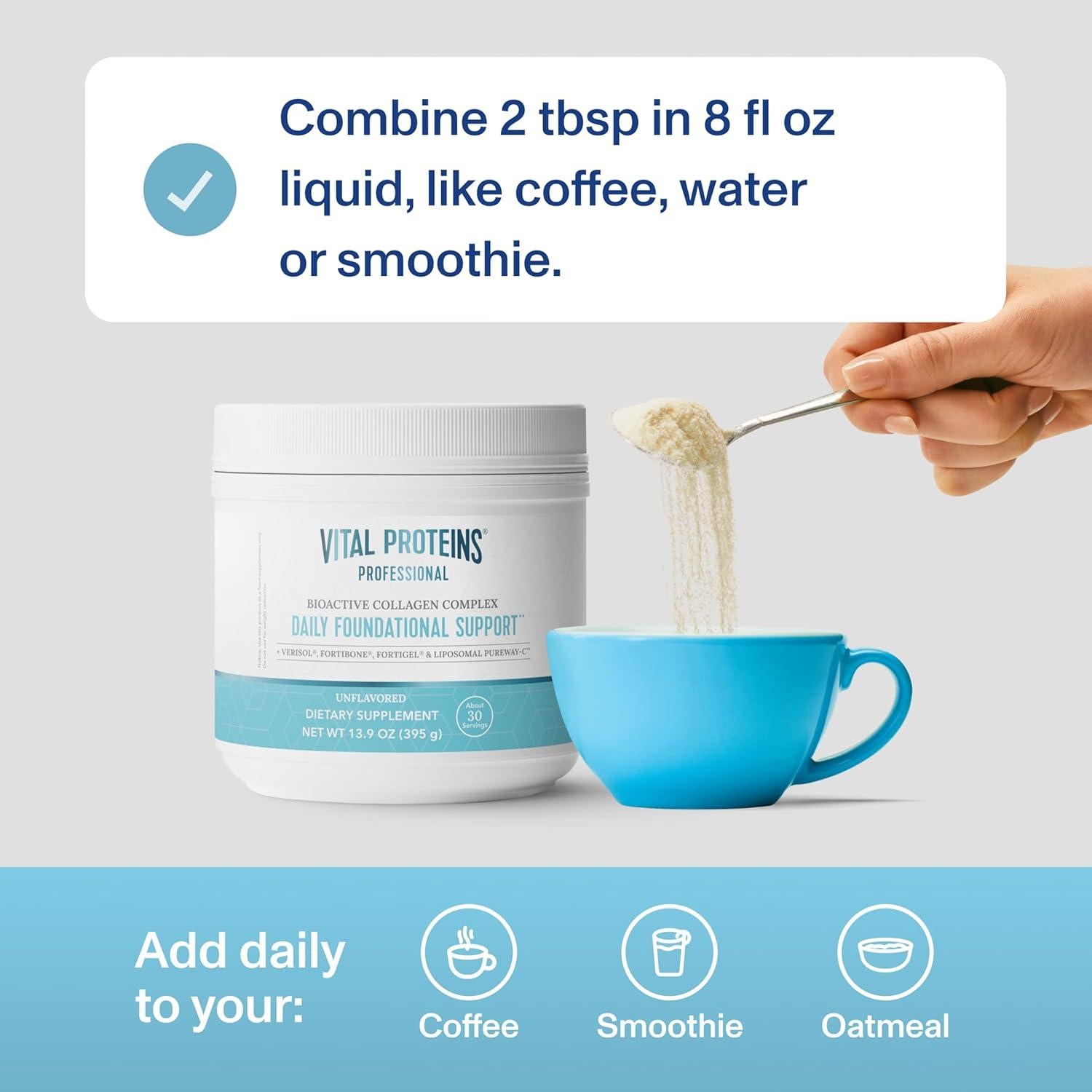 Colágeno Vital Proteins 12g Bioactivos - Reduce Arrugas