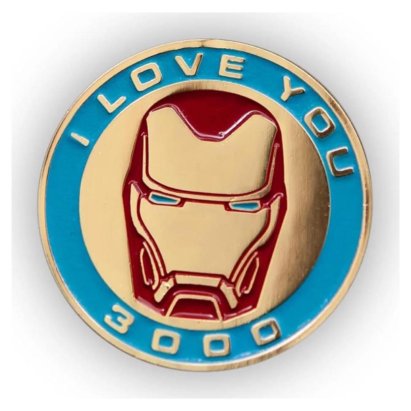 Pin Coleccionista Iron Man Marvel "Te Amo 3000" 3,56 cm