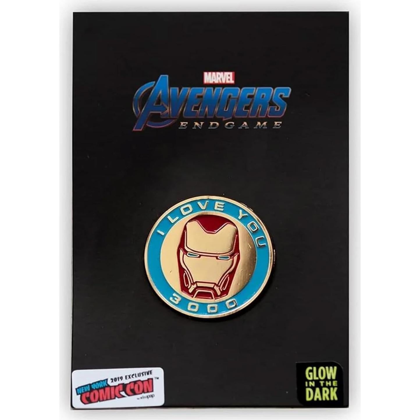 Pin Coleccionista Iron Man Marvel "Te Amo 3000" 3,56 cm