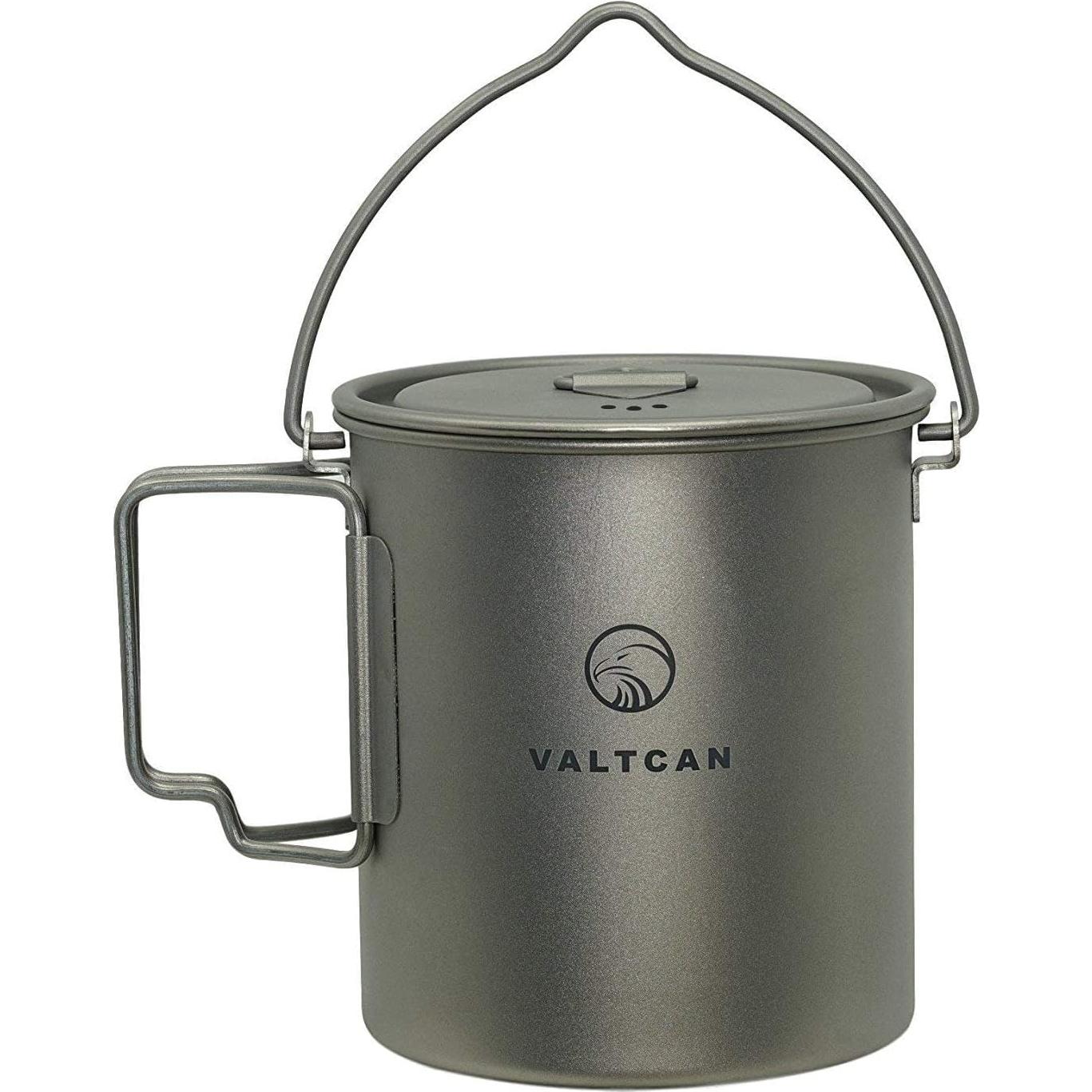 Olla de Titanio Valtcan 750ml Plegable para Camping