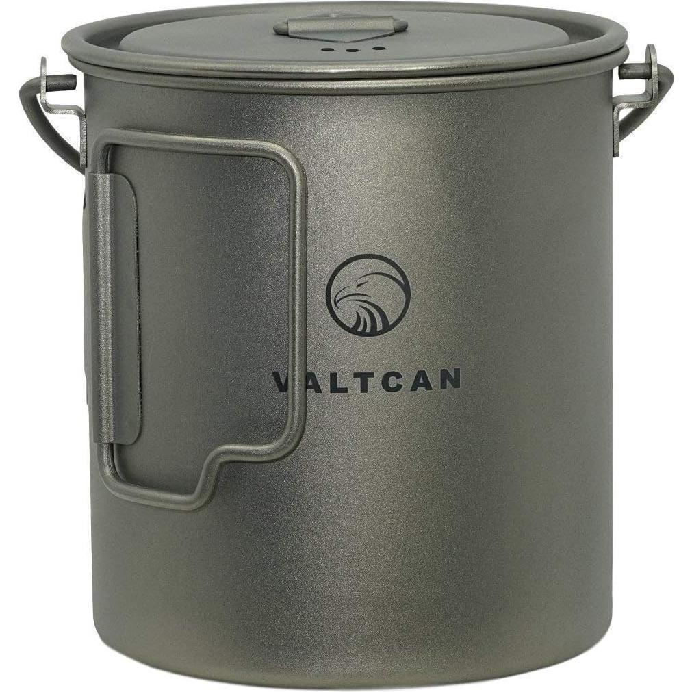 Olla de Titanio Valtcan 750ml Plegable para Camping