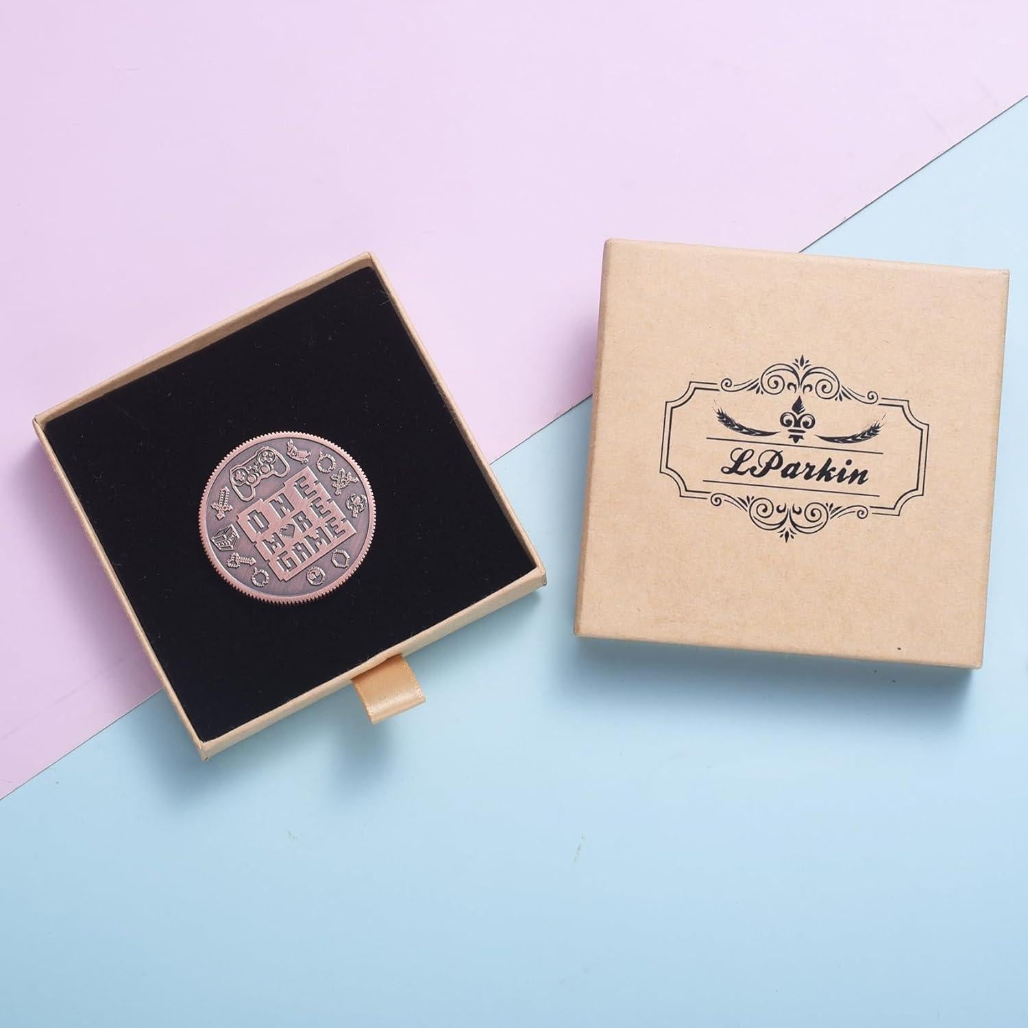 Moneda Decisora Doble Cara LParkin 40mm para Gamers