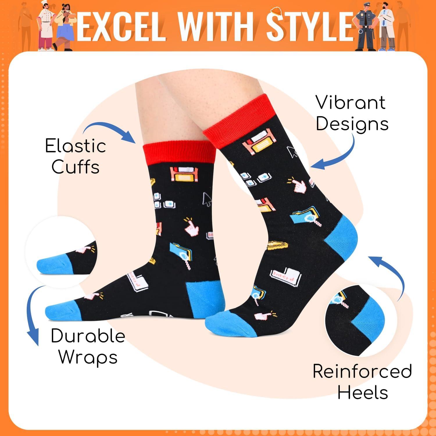 Calcetines Divertidos Geek HappyPop - Regalos para Programadores