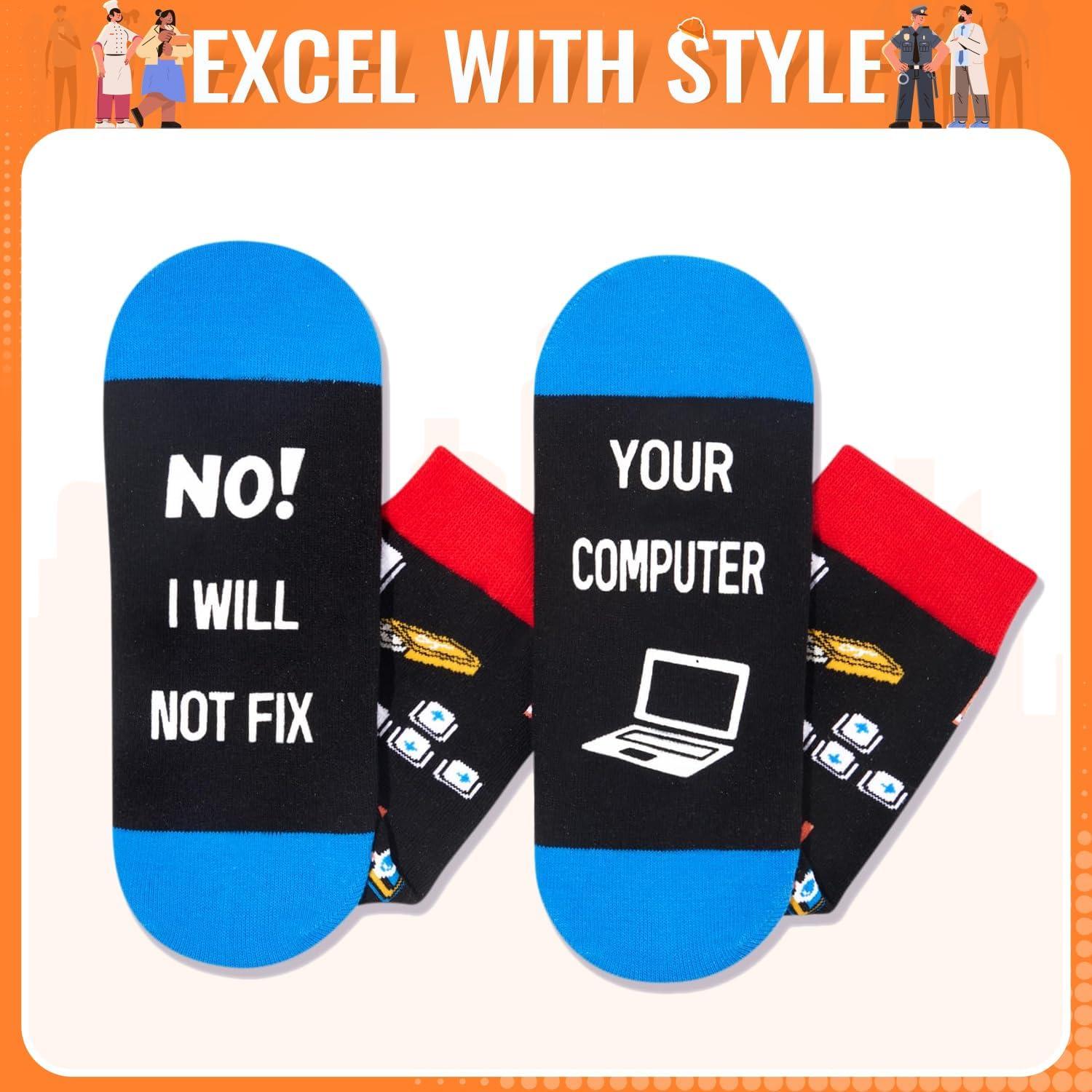 Calcetines Divertidos Geek HappyPop - Regalos para Programadores