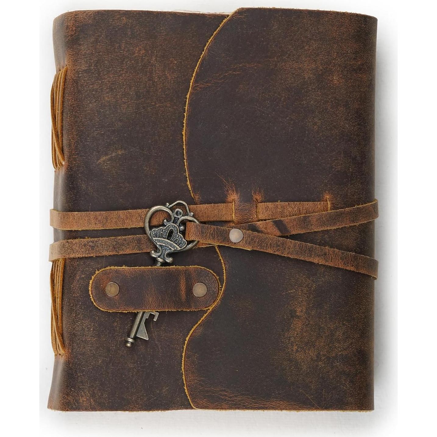 Diario de Cuero Vintage Leather Village 200 Páginas A6