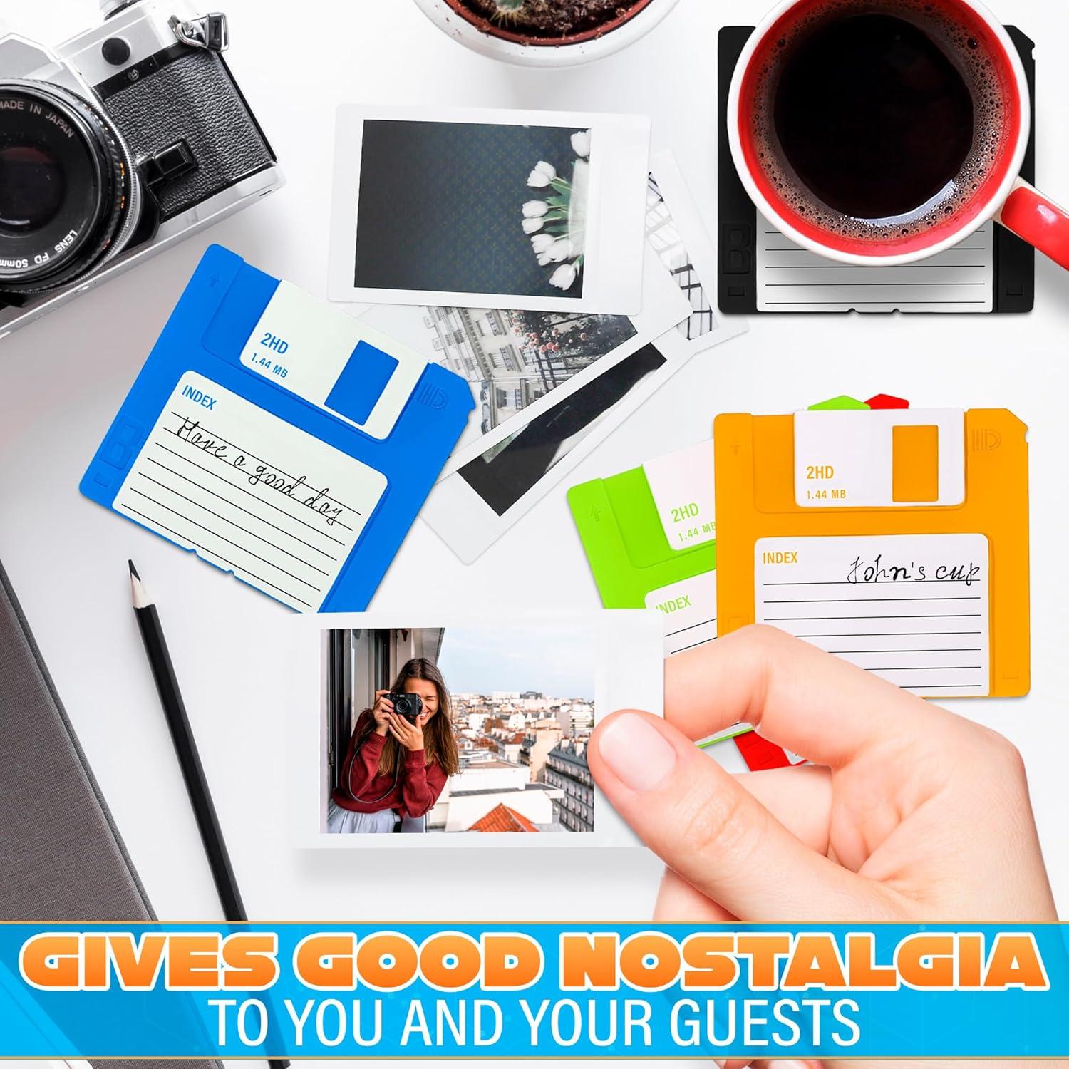 6 Posavasos de Silicona DIMROM Cuadrados 9x9 cm Flexibles