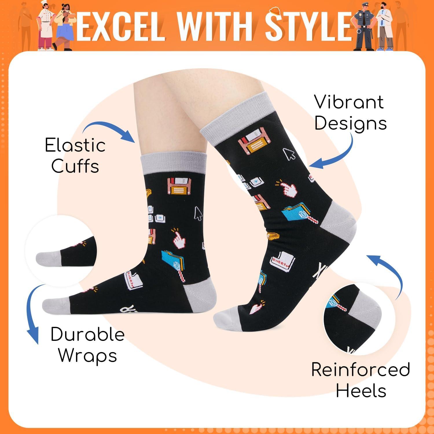 Calcetines Divertidos para Programadores HAPPYPOP - Talla Unisex