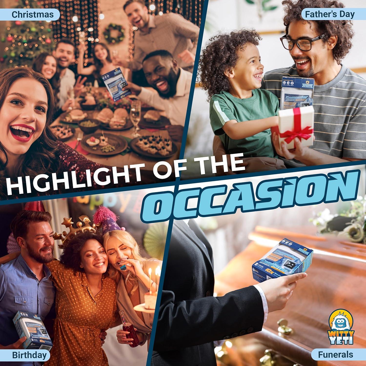 Anticongelante Falso Witty Yeti - Regalo de Broma Divertido